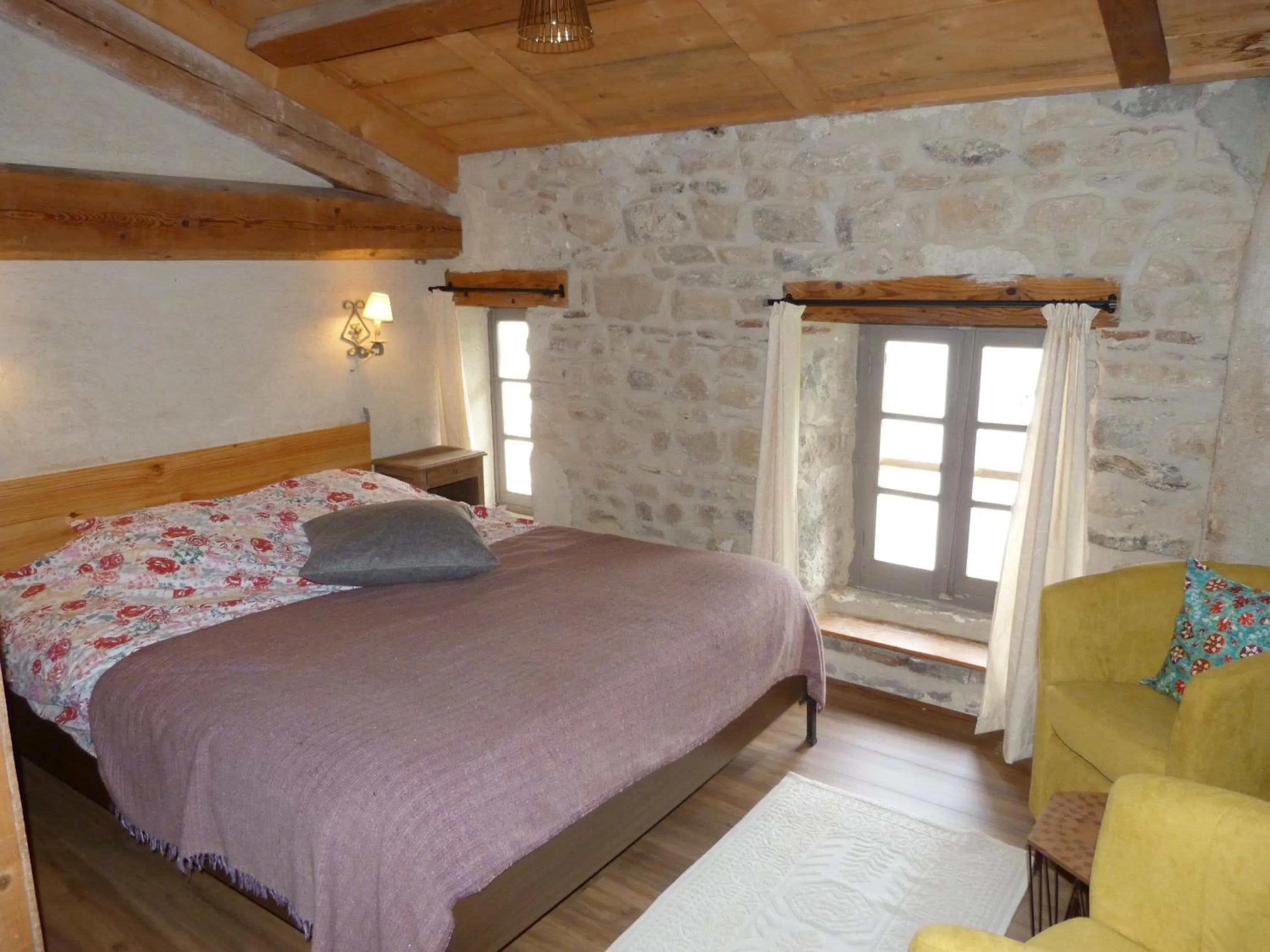 Bed in Chambres d'Hôtes La Fougeraie