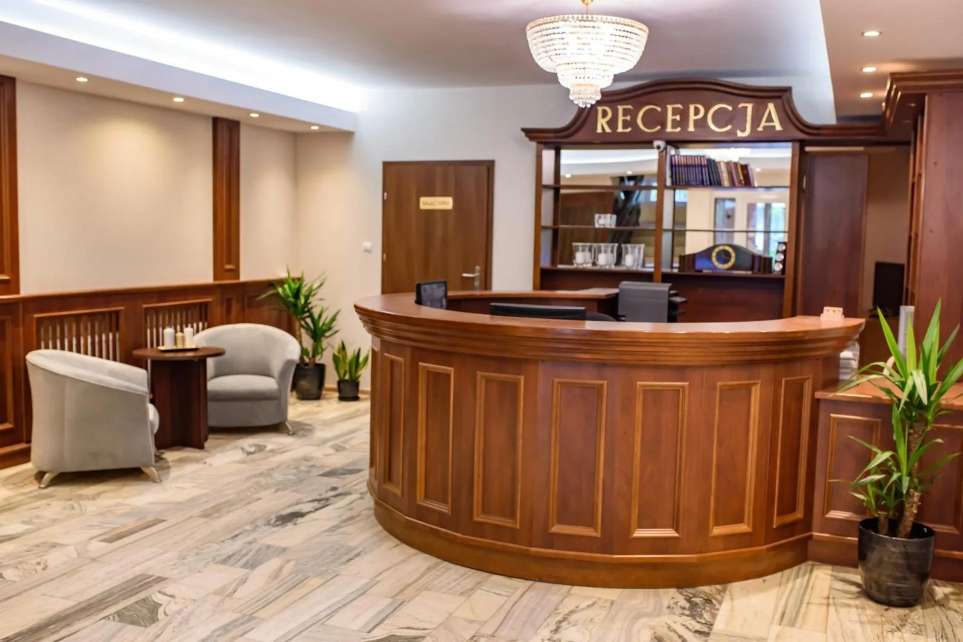 Lobby or reception in Ośrodek Szkoleniowo Wypoczynkowy Galicya