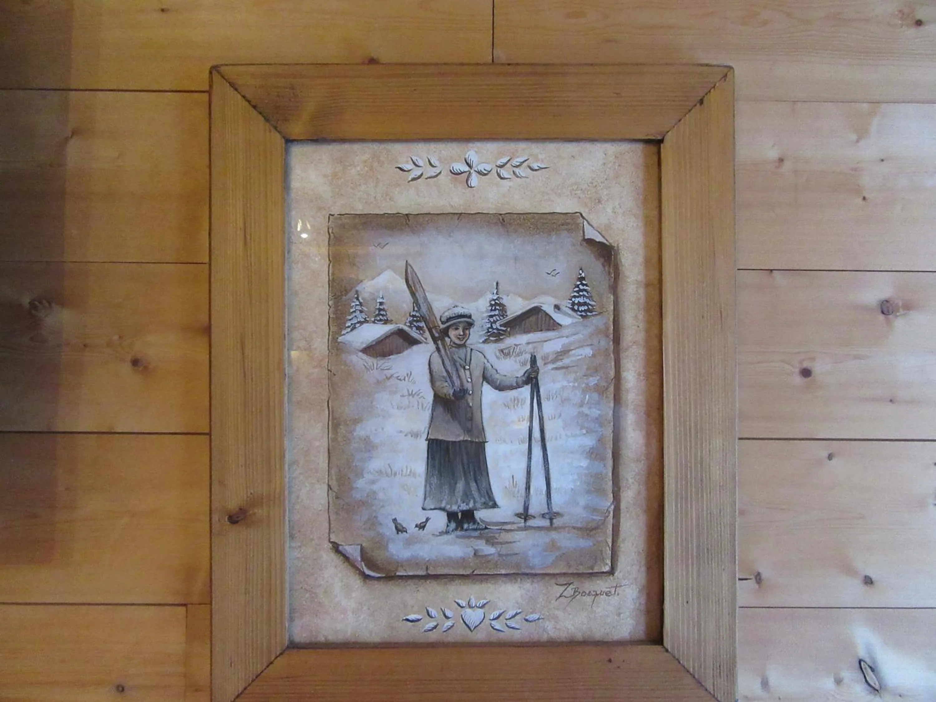 Decorative detail in La Maison de l'Epousée B&B