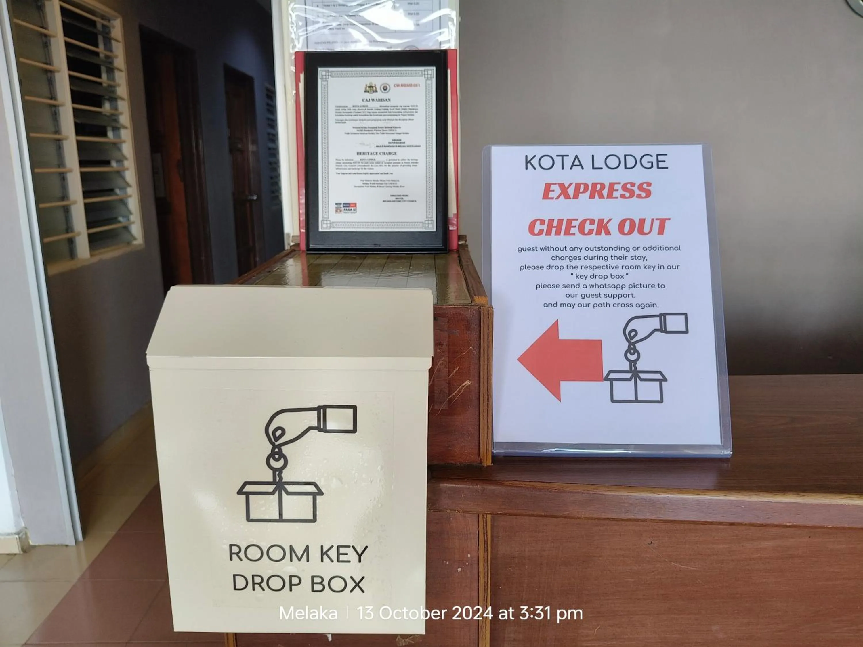 Lobby or reception in Kota Lodge Guest House