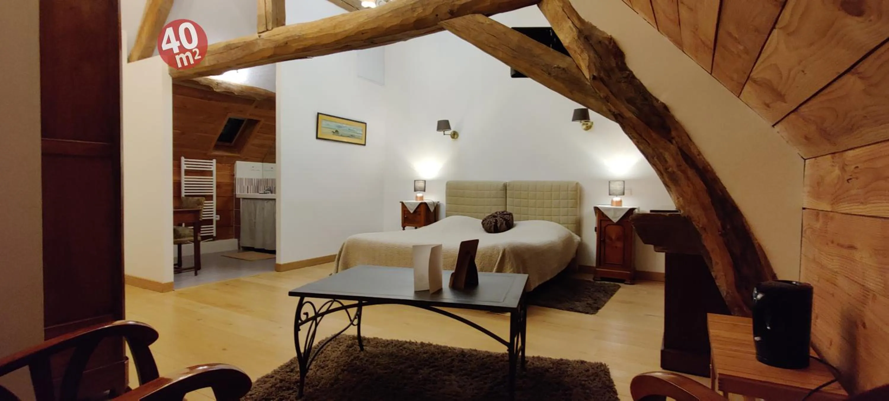 Photo of the whole room, Bed in Domaine Les Bertrands