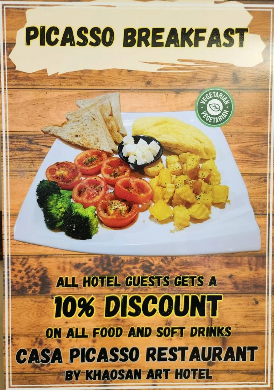 Food in Casa Picasso Near Chabad House