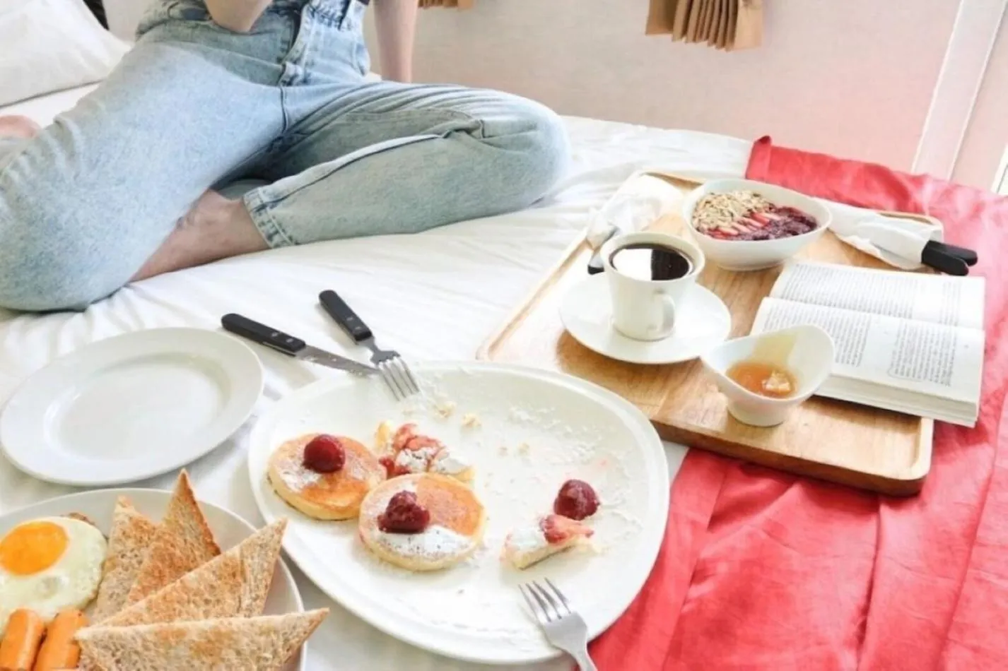 Food and drinks, Bed in Casa Picasso Near Chabad House