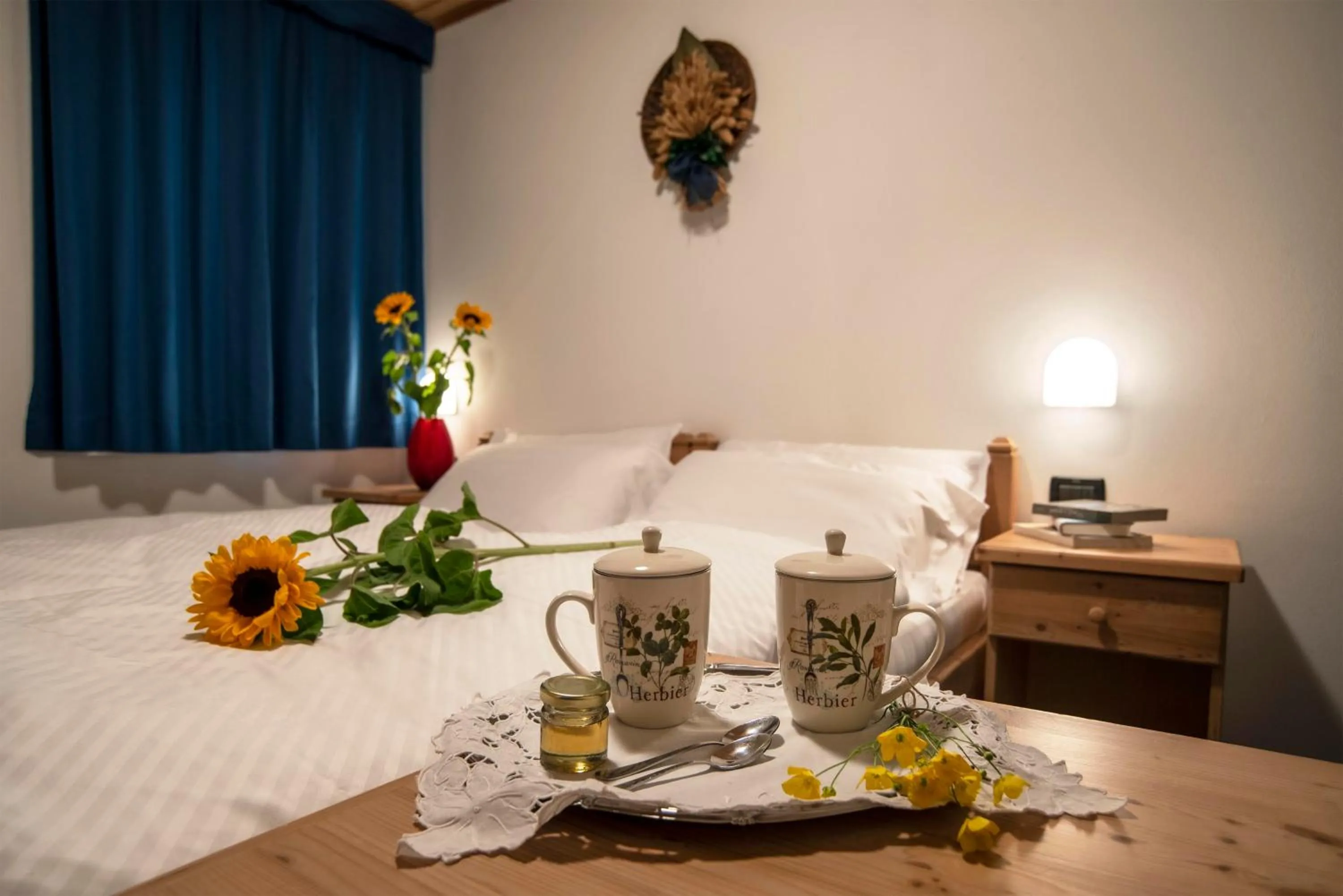 Bed in Hotel Chalet Genziana