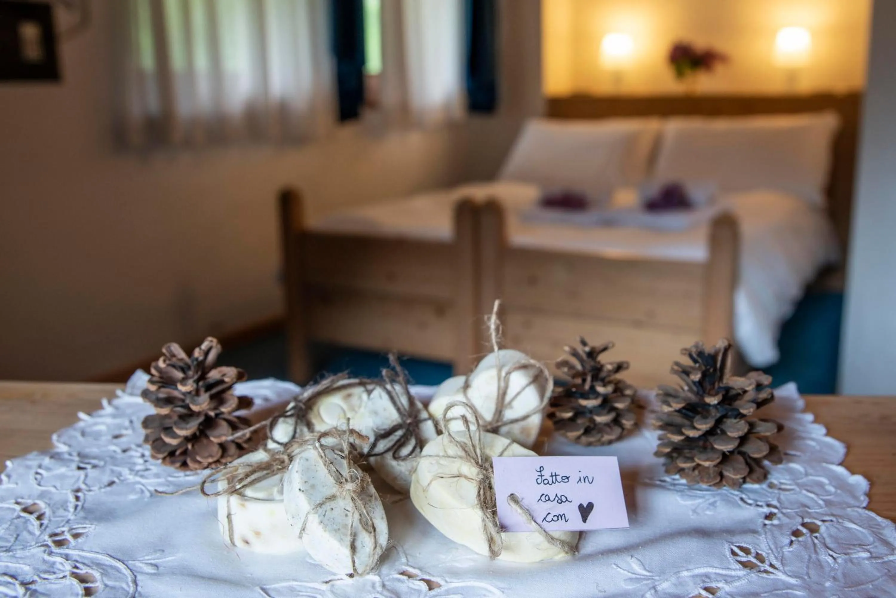 Bed in Hotel Chalet Genziana