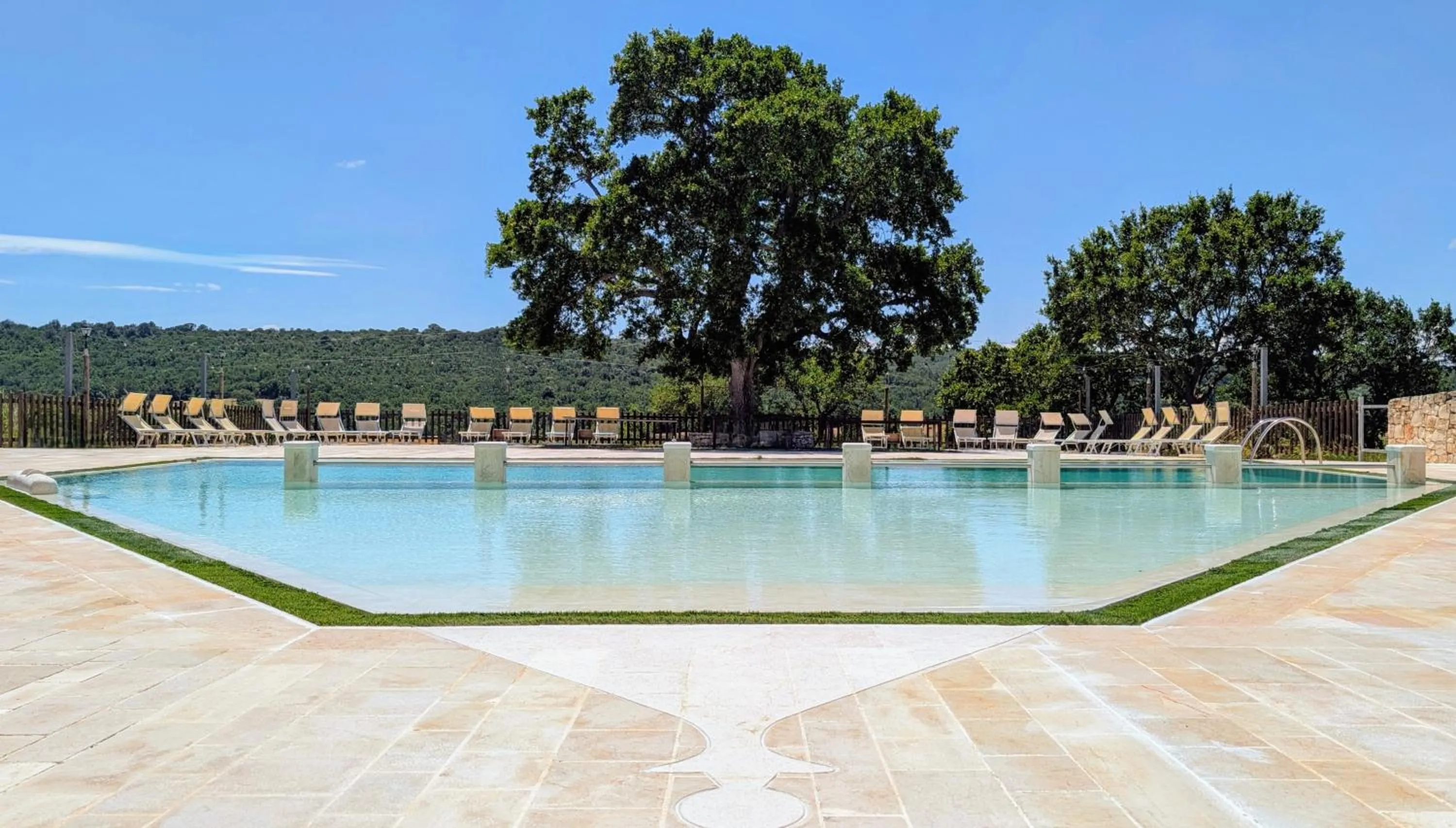 Pool view in Trulli Panoramici