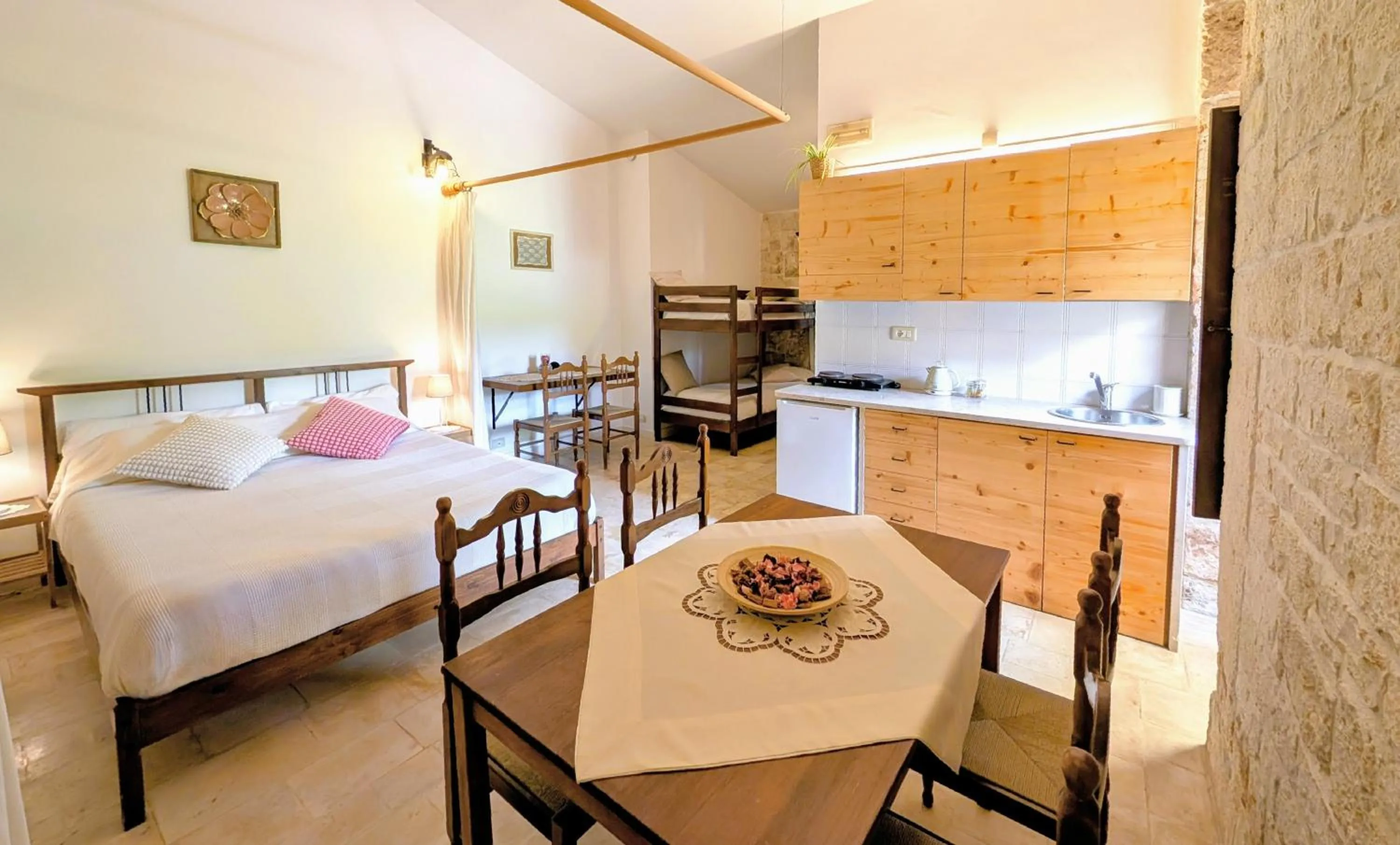 Bed in Trulli Panoramici