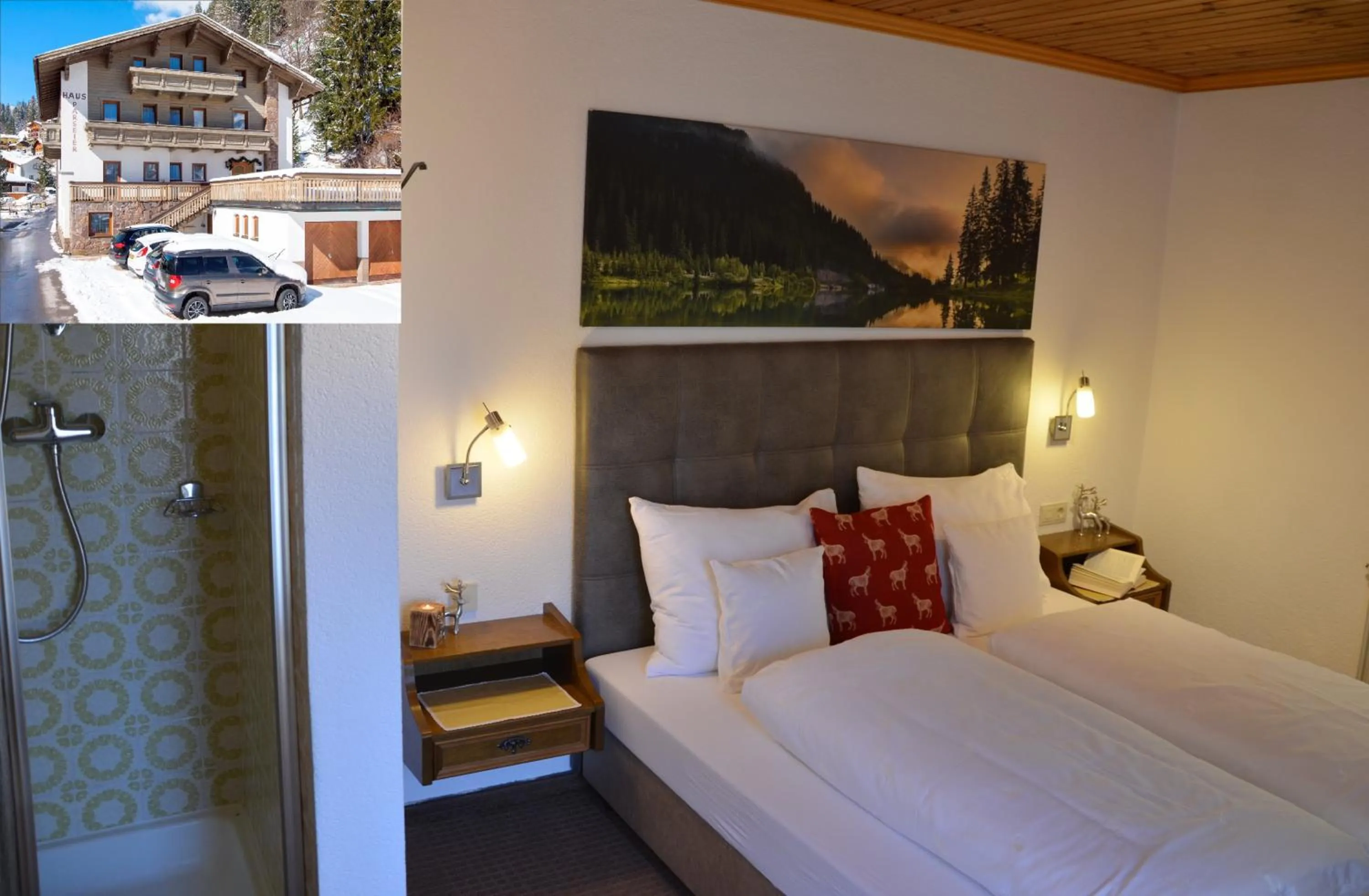 Bedroom, Bed in Hotel Pettneuerhof