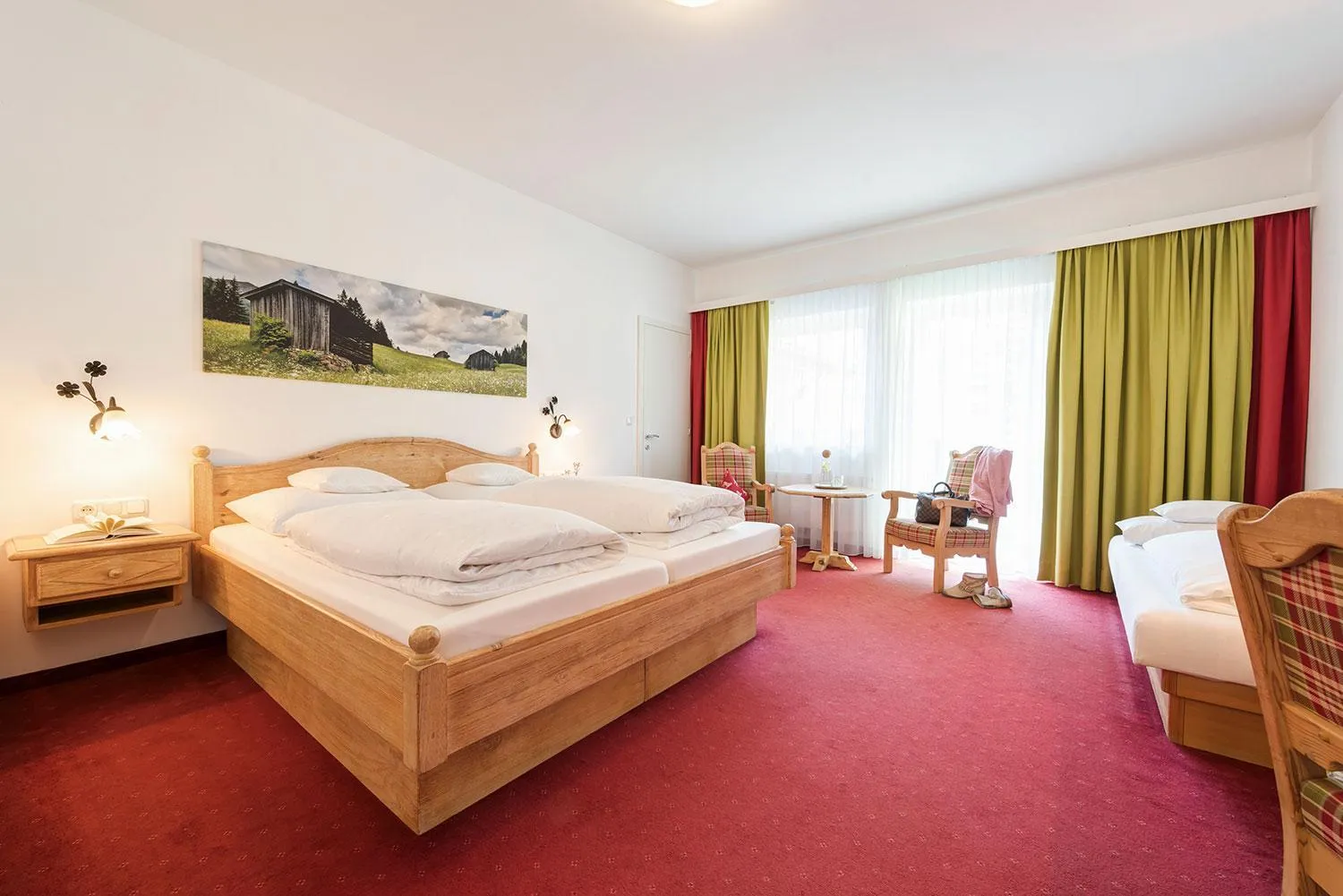 Photo of the whole room, Bed in Hotel Pettneuerhof