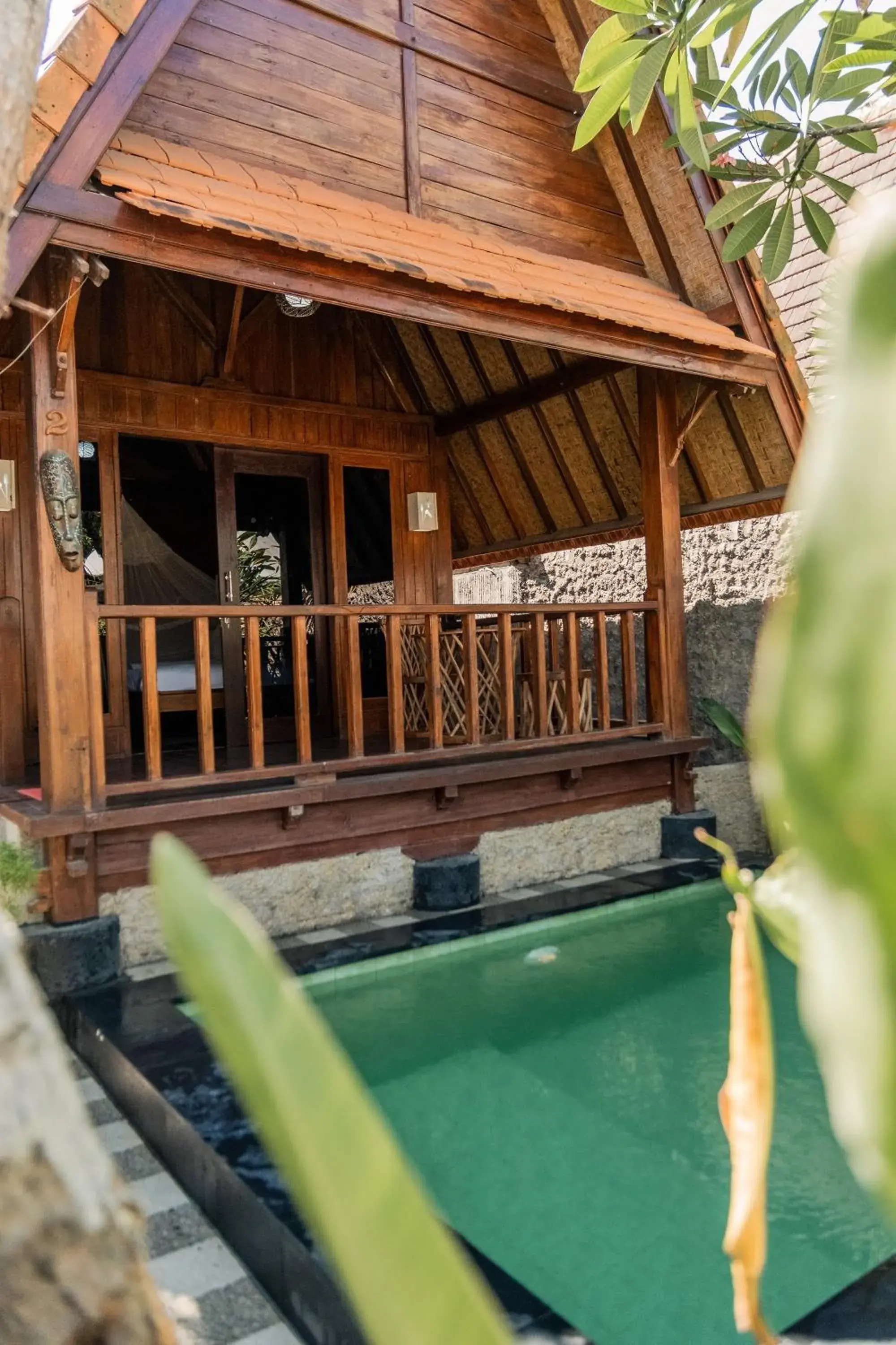 Twin Room with Pool View in Yoki's Bungalows Twin Room with Pool View in Yoki's Bungalows