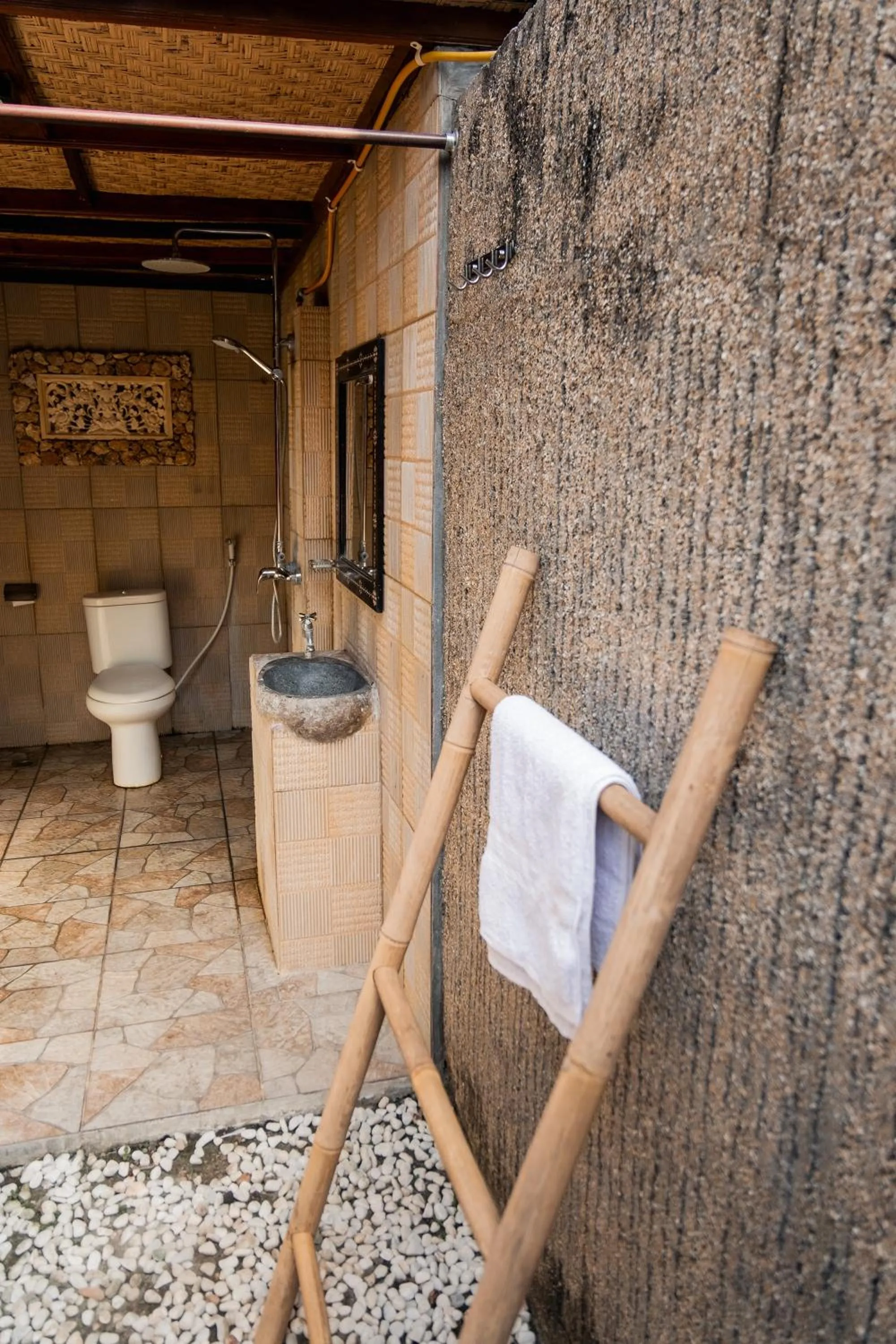 Bathroom in Yoki's Bungalows