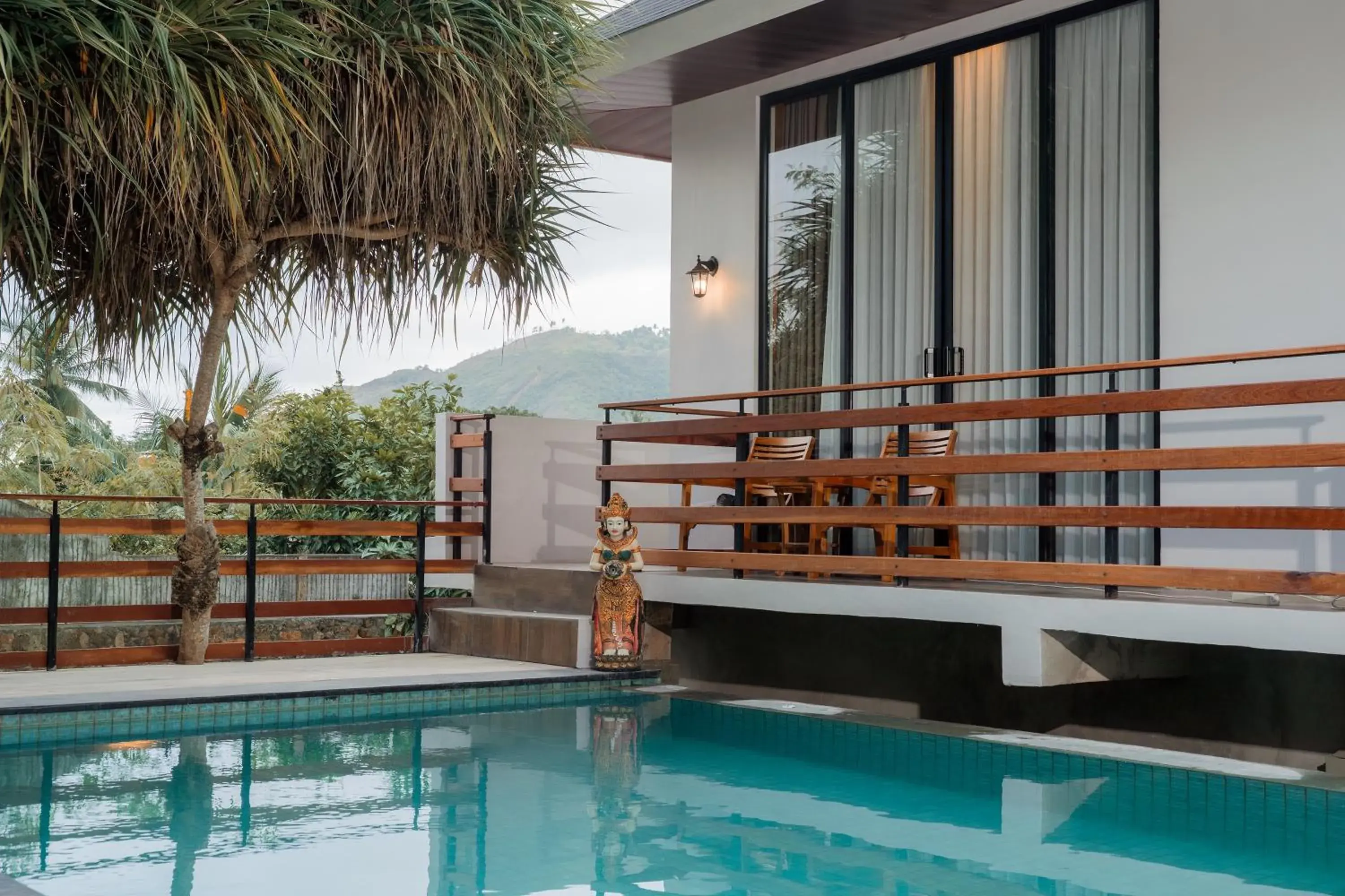 Deluxe Double Room with Balcony in Yoki's Bungalows Deluxe Double Room with Balcony in Yoki's Bungalows