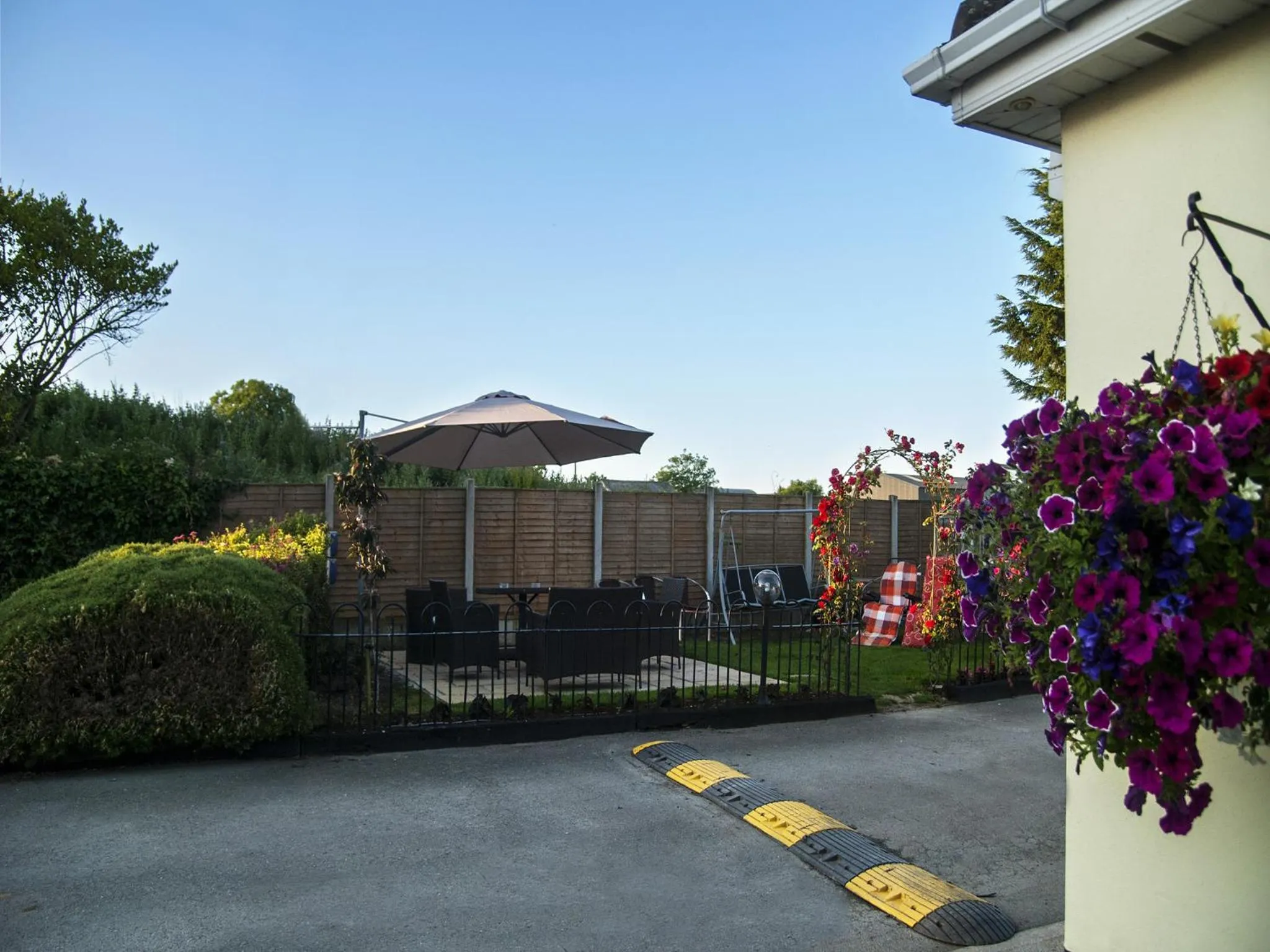 Patio in Hillview House