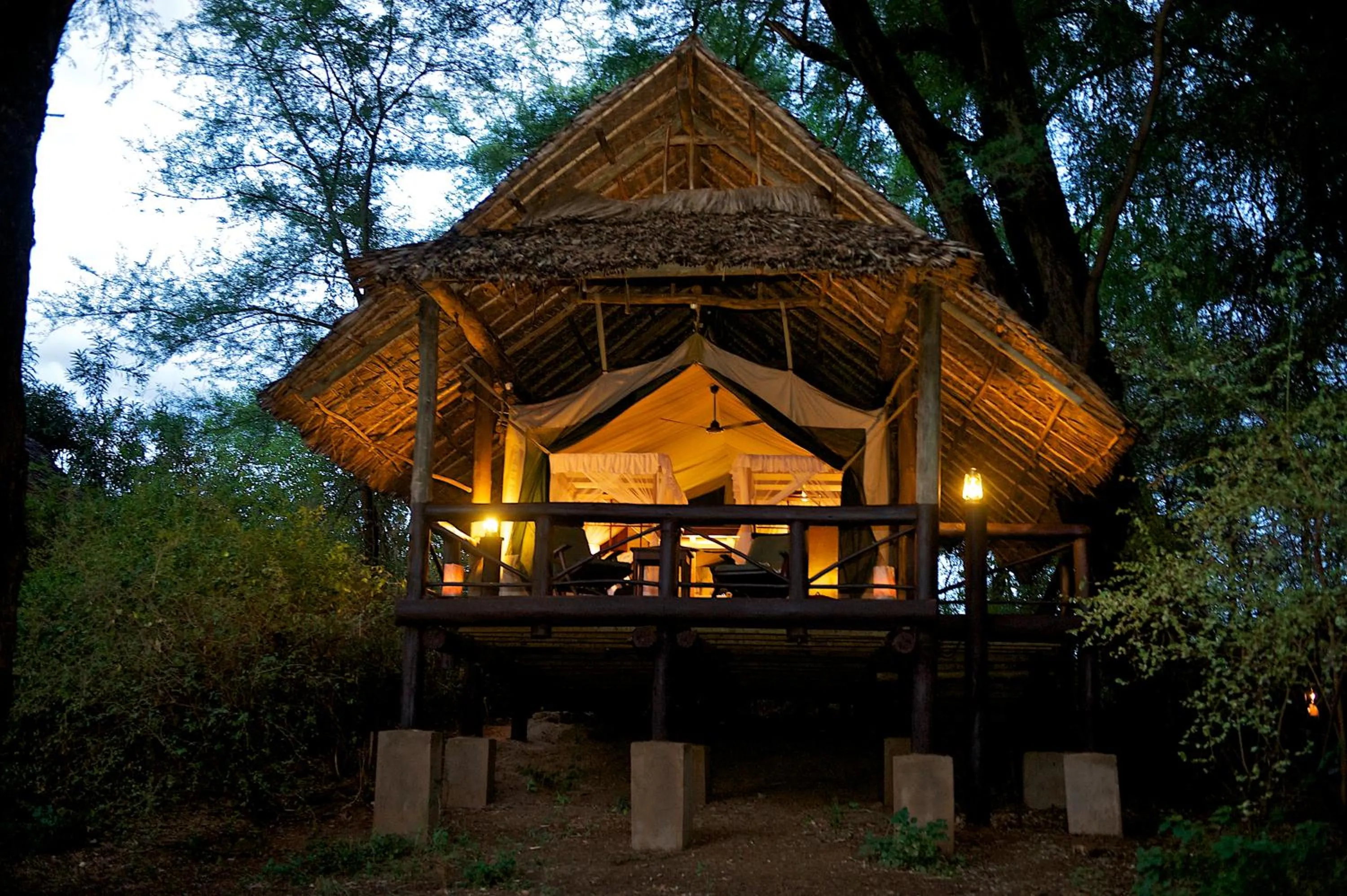Property building in Samburu Intrepids Tented Camp