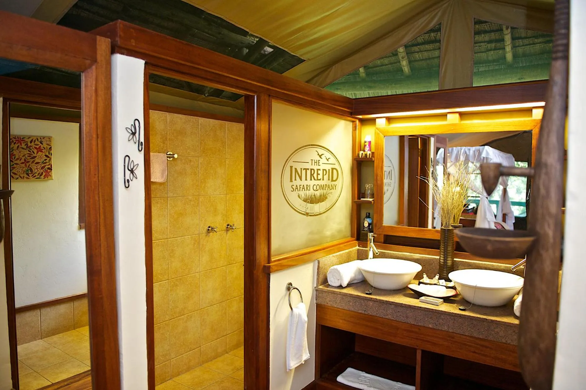 Bathroom in Samburu Intrepids Tented Camp
