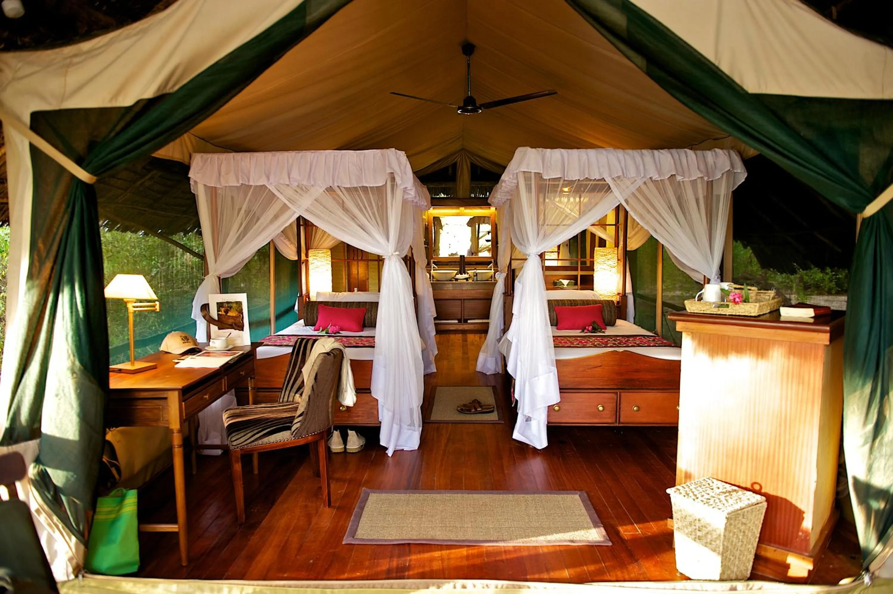 Photo of the whole room, Bed in Samburu Intrepids Tented Camp