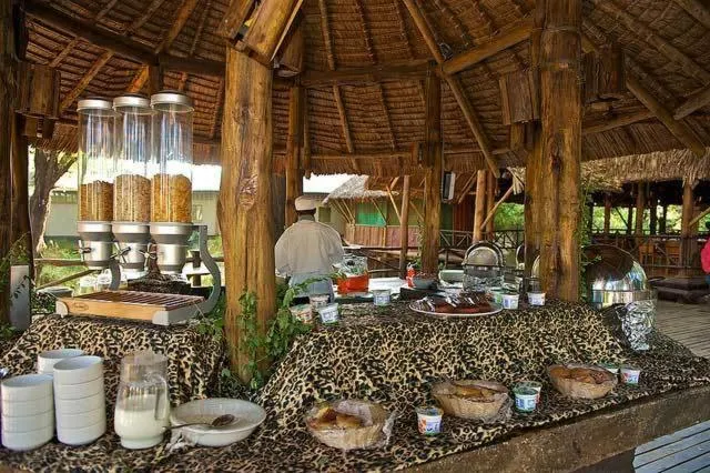 Buffet breakfast in Samburu Intrepids Tented Camp