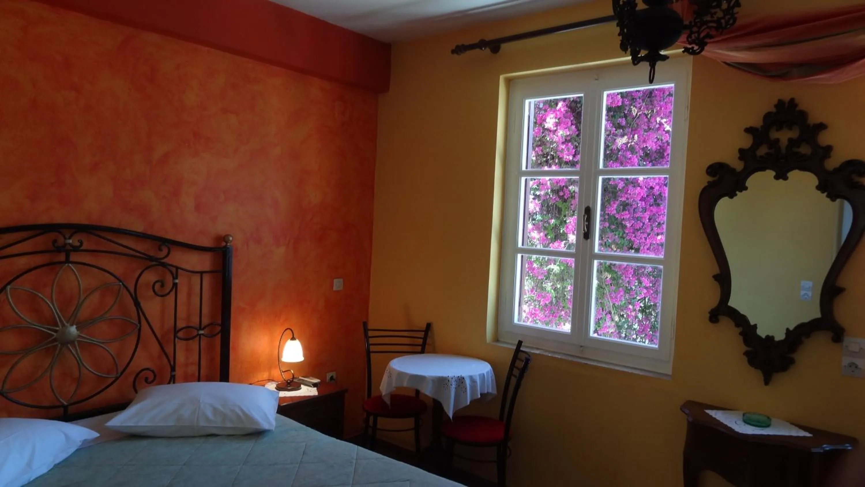 Bed in Pension Eleni