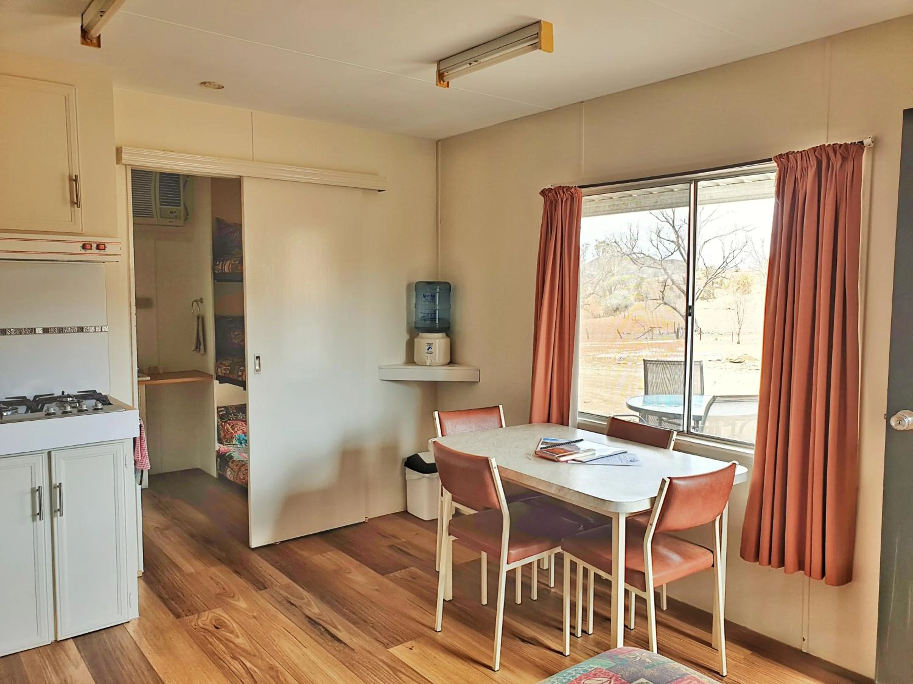Dining area in Skytrek Willow Springs Station