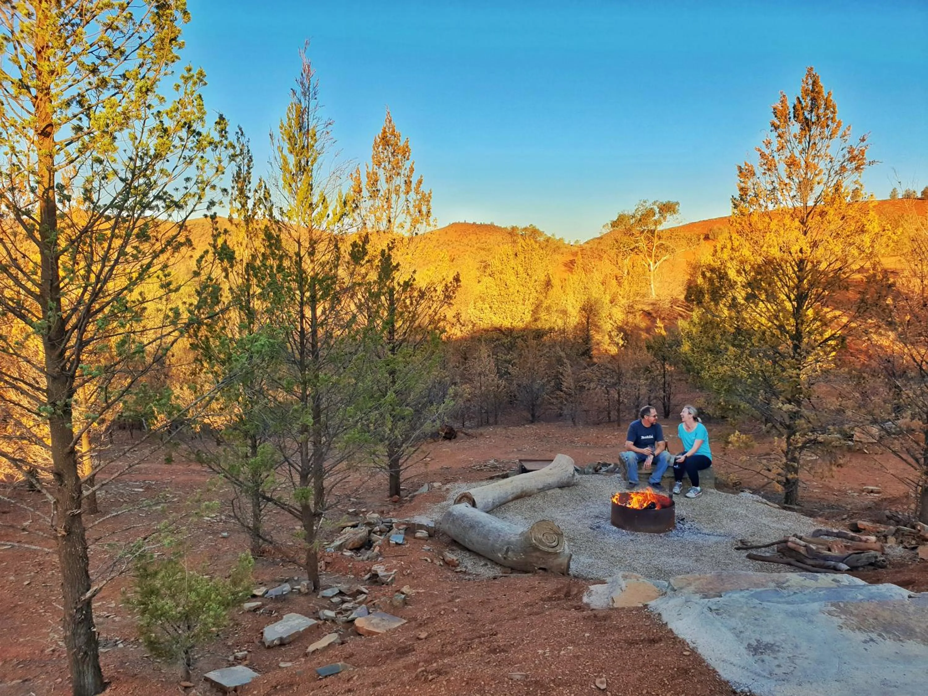 Seating area in Skytrek Willow Springs Station