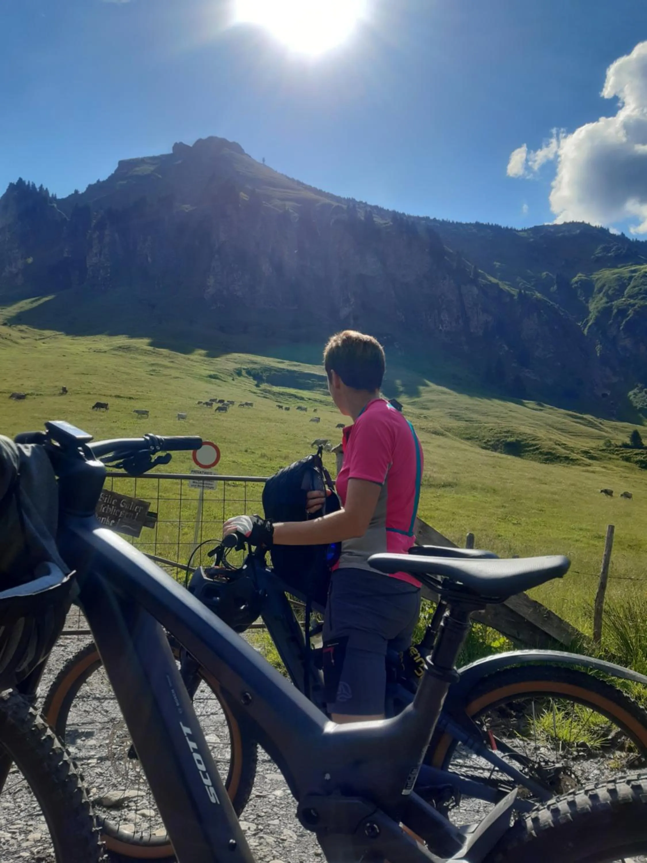 Cycling in Panoramahof Eggele