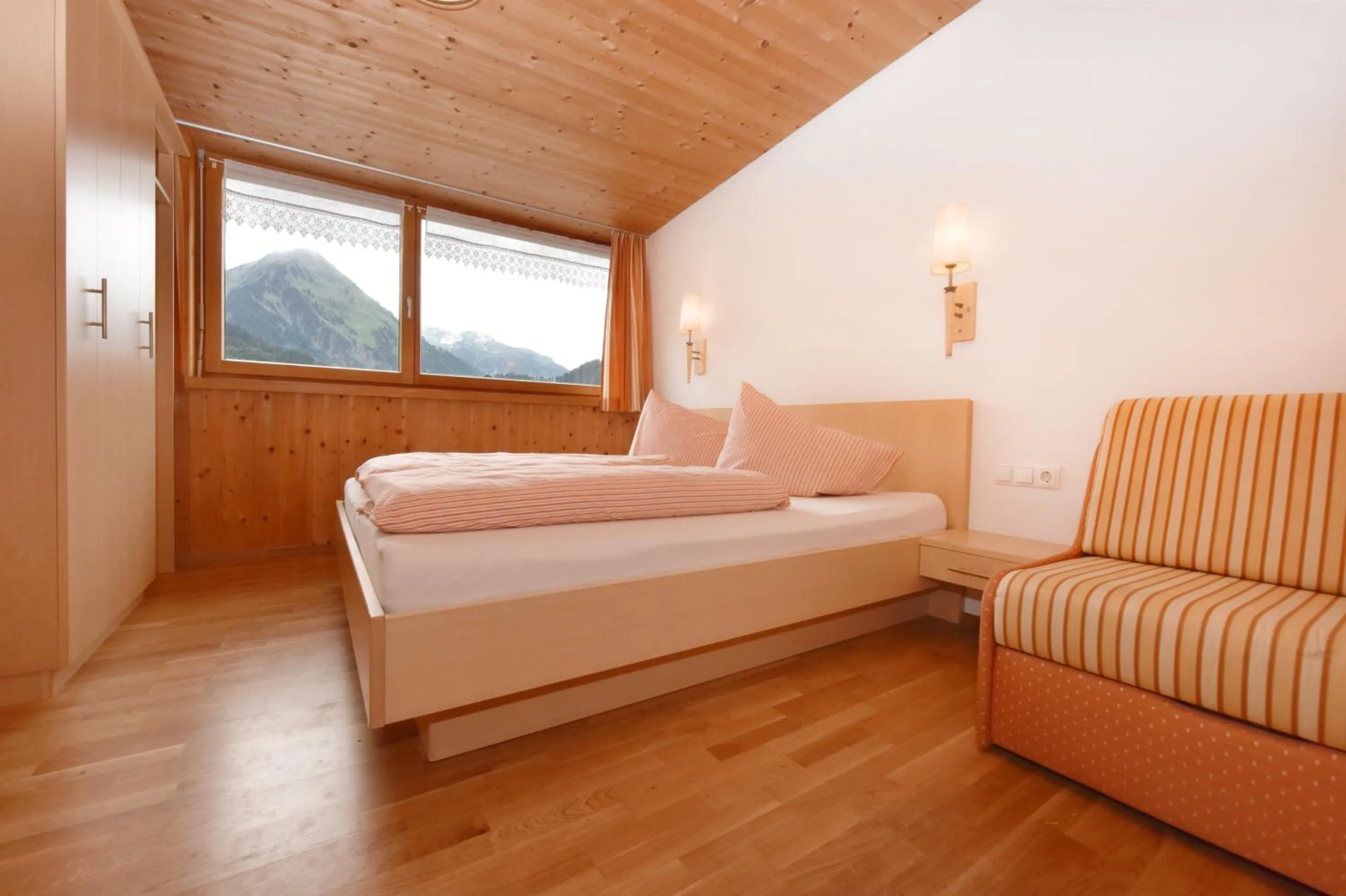 Bedroom, Bed in Panoramahof Eggele