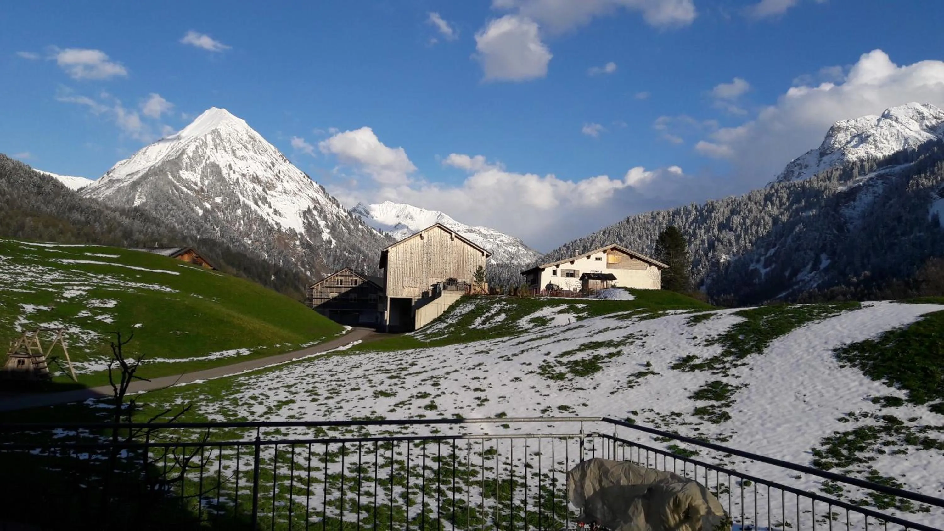 Mountain view in Panoramahof Eggele