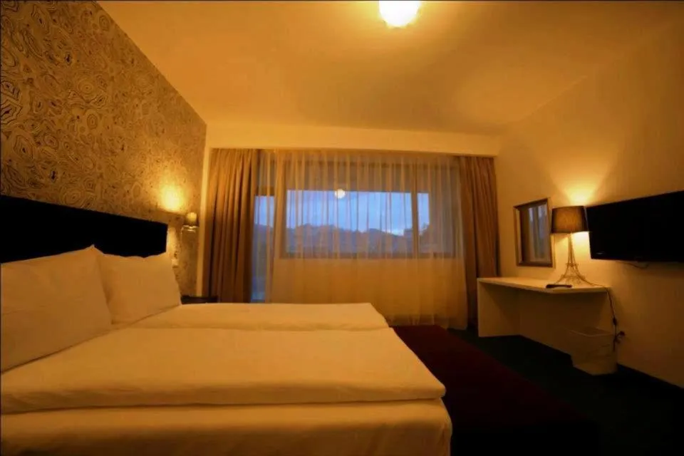 Bed in Apart Hotel Vlad Tepes