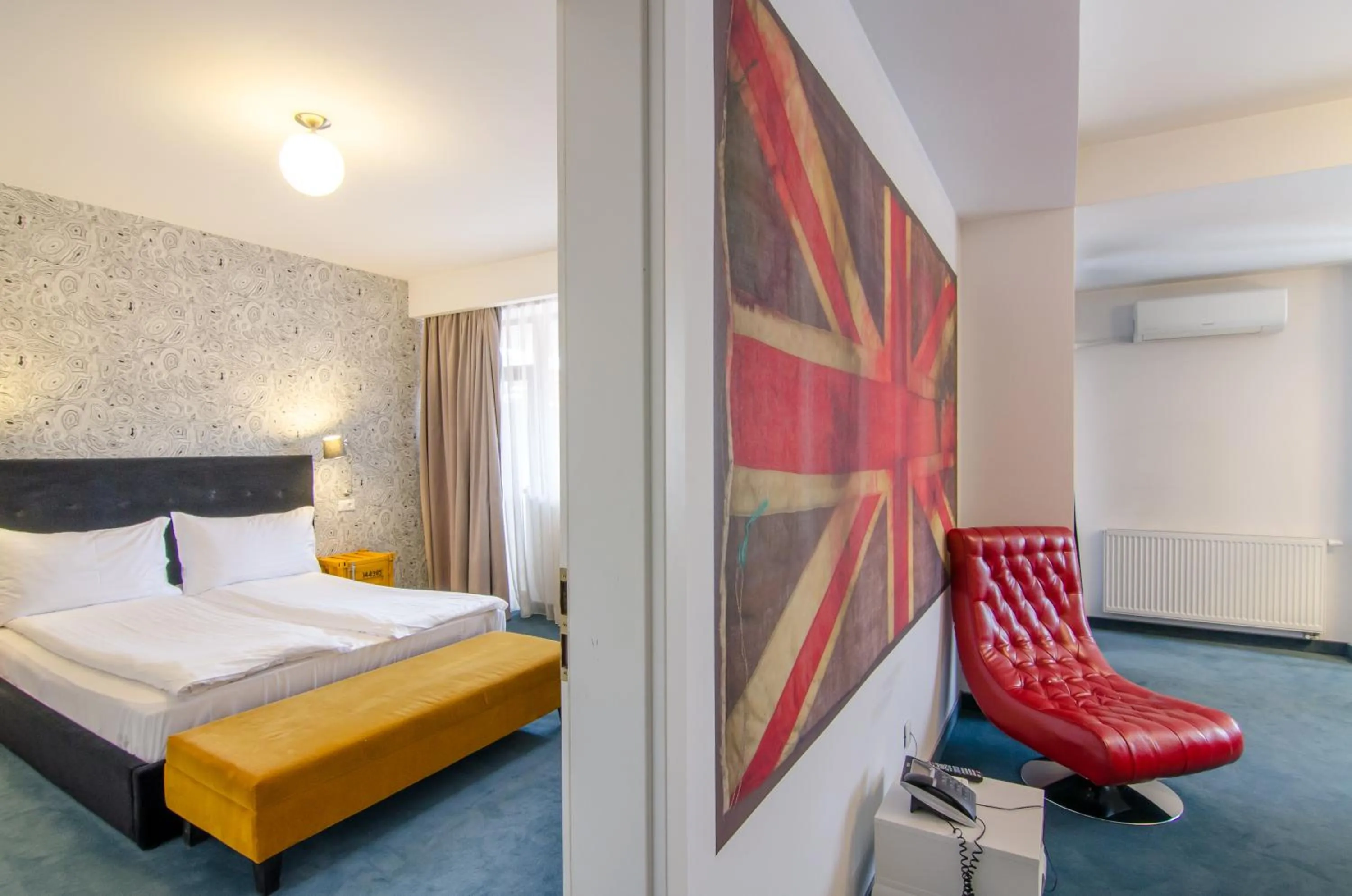 Bed in Apart Hotel Vlad Tepes