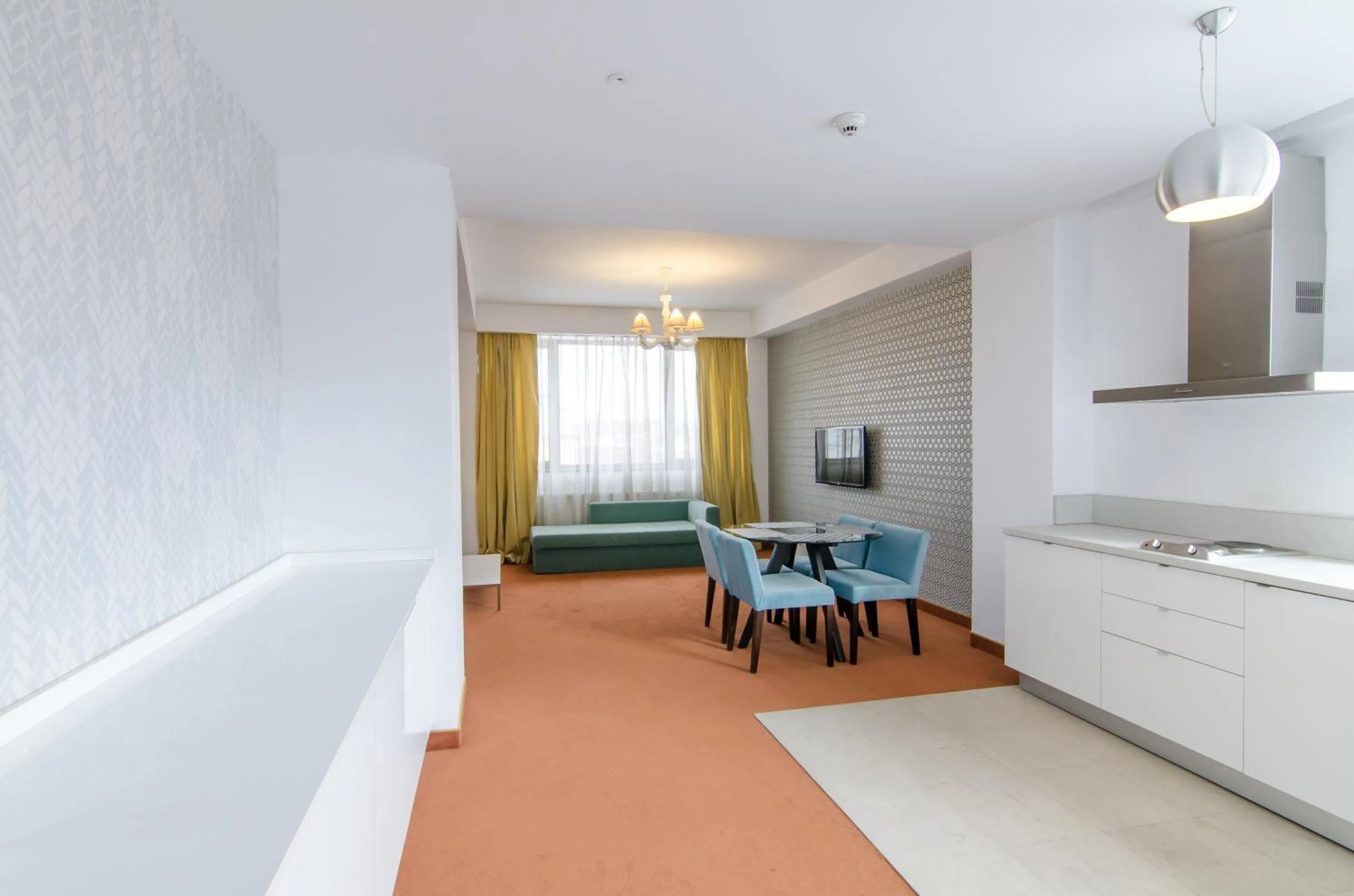 Bed in Apart Hotel Vlad Tepes