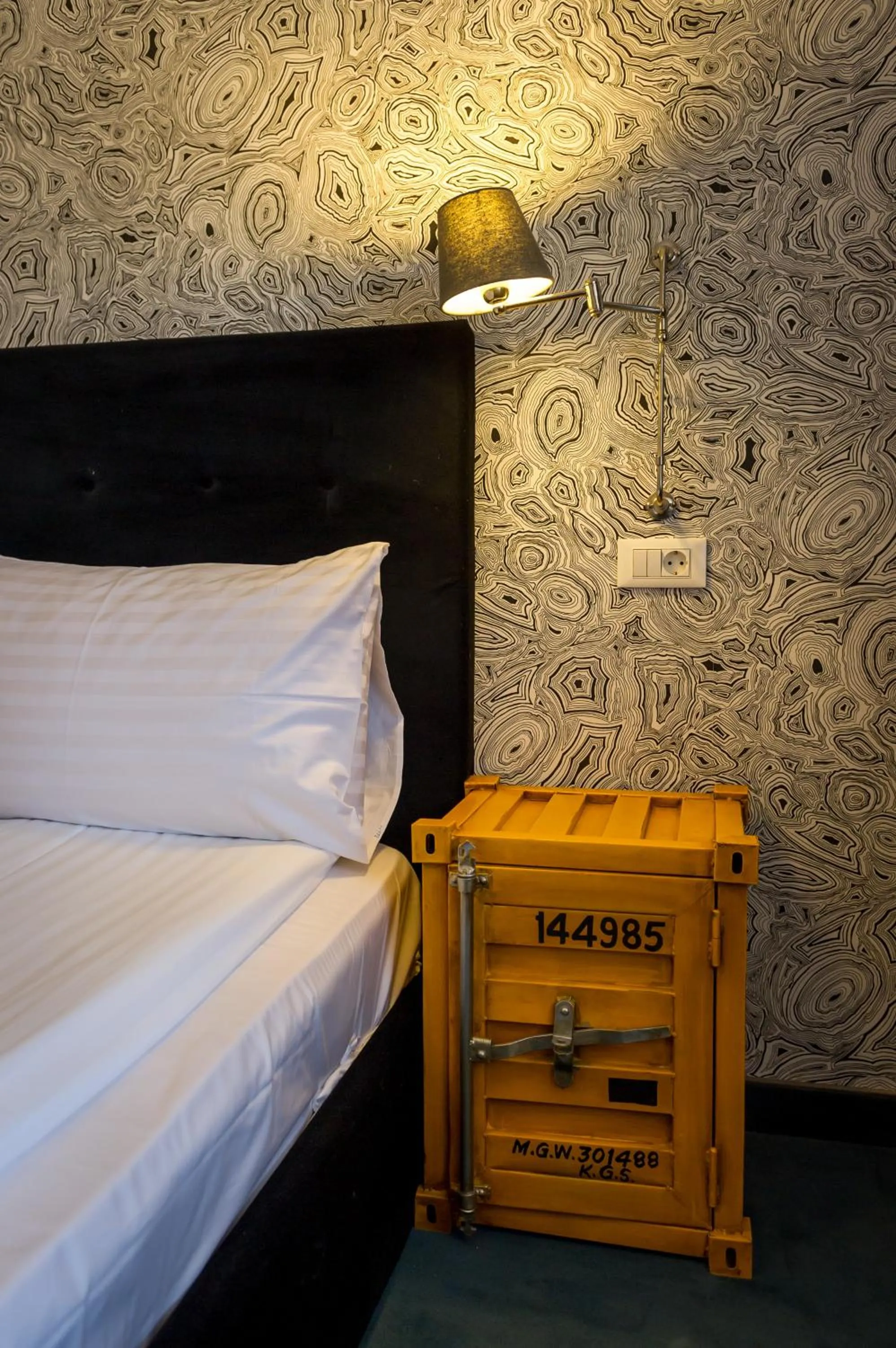 Bed in Apart Hotel Vlad Tepes