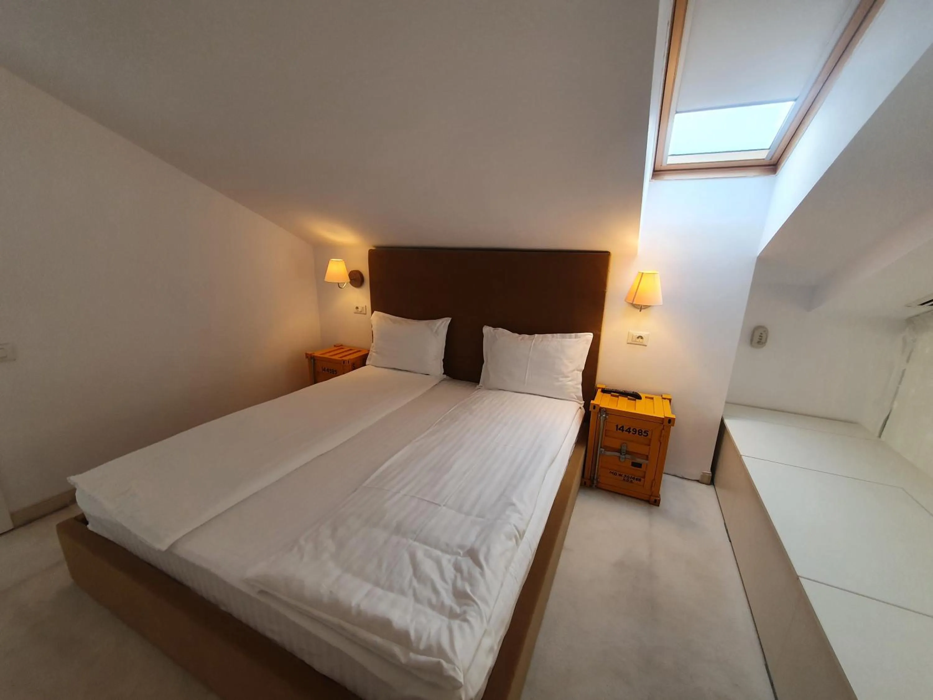 Bed in Apart Hotel Vlad Tepes