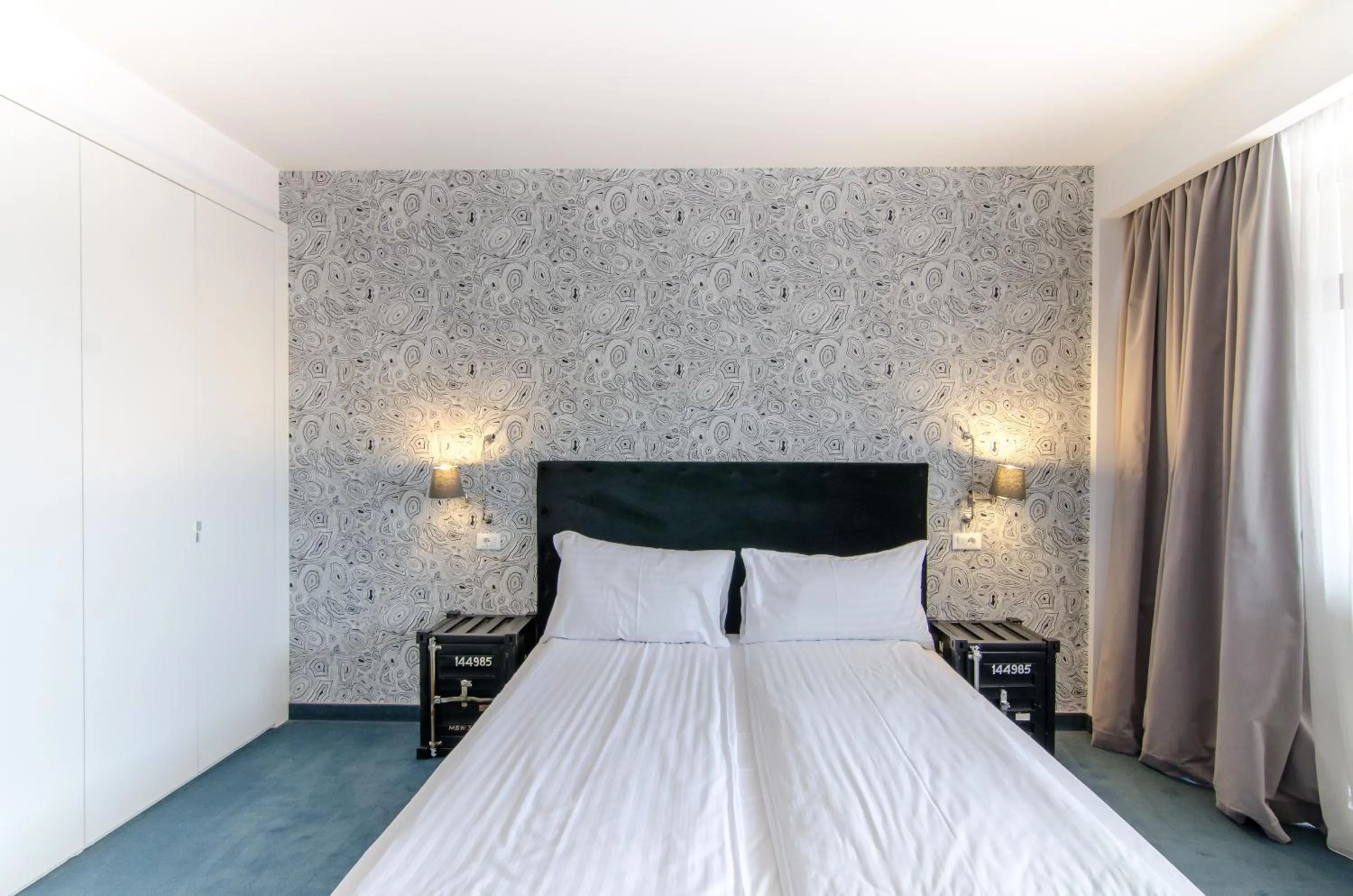 Bed in Apart Hotel Vlad Tepes