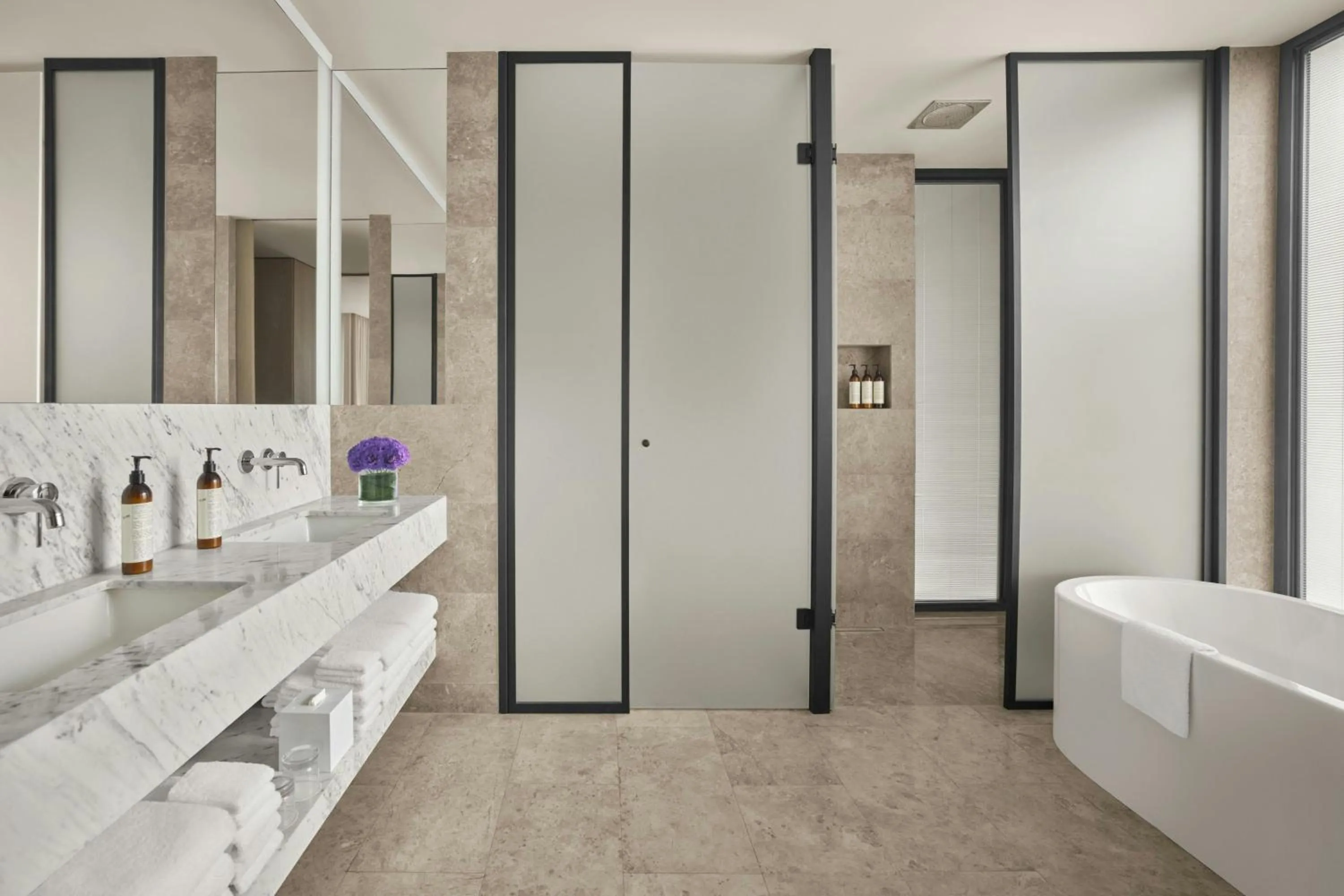 Bathroom in The Bodrum EDITION