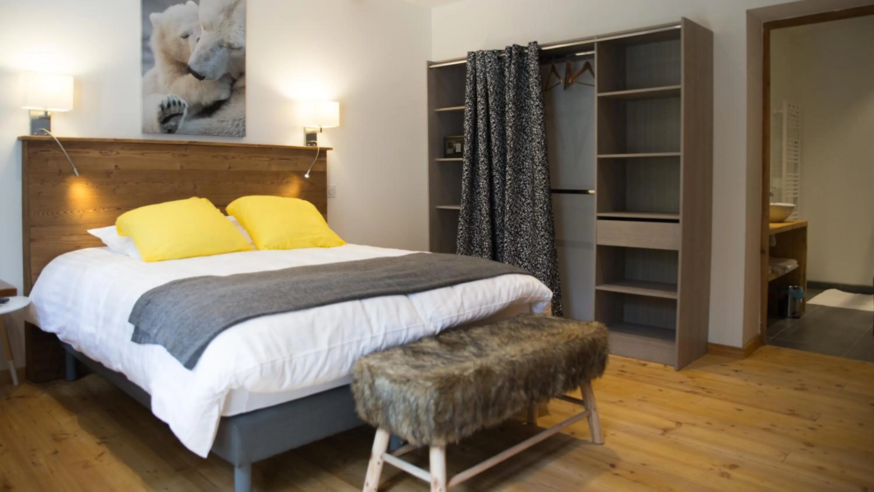 Bed in Le Passe Montagne