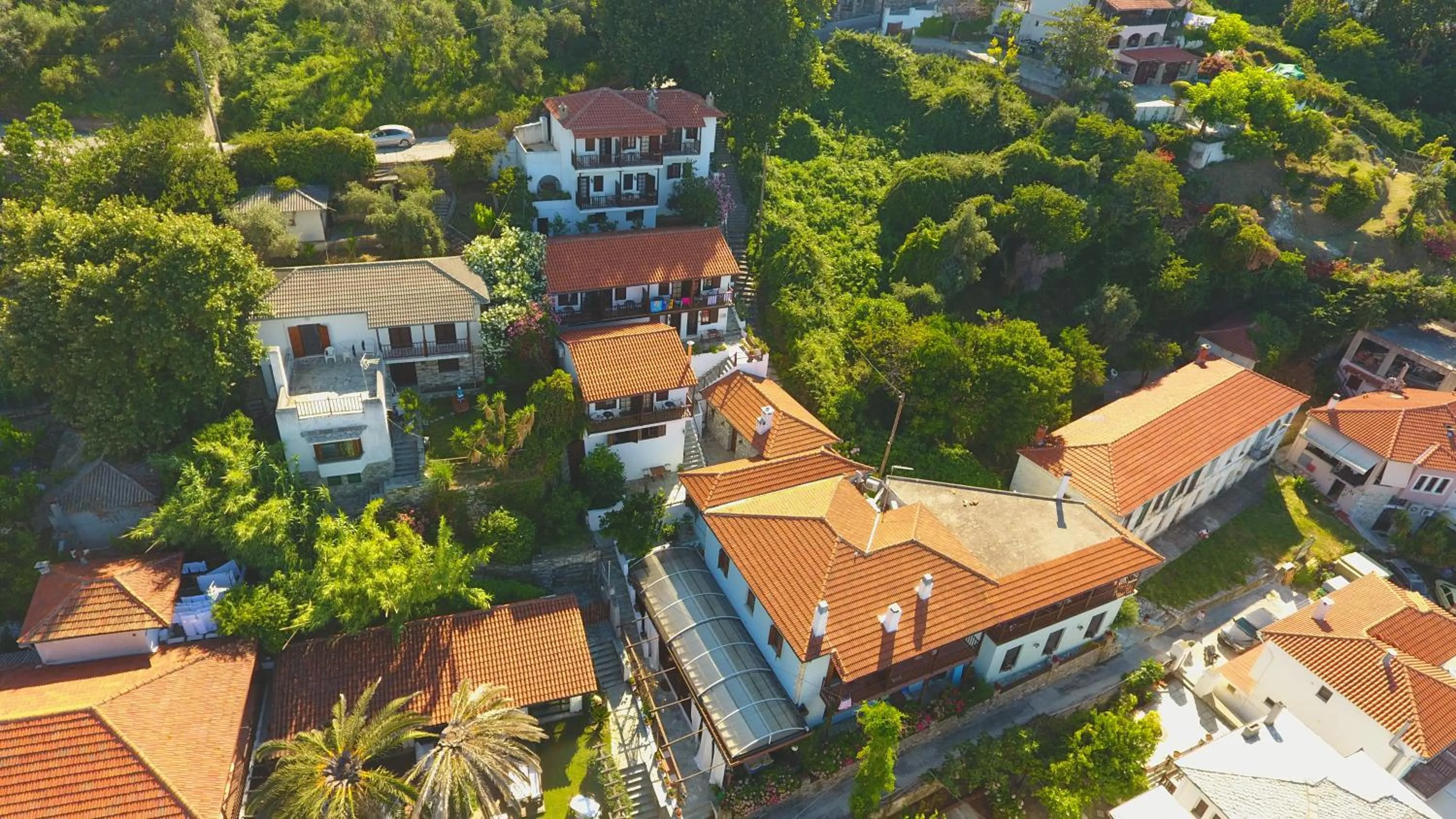 Bird's eye view in Boutique Hotel Kentrikon & Bungalows