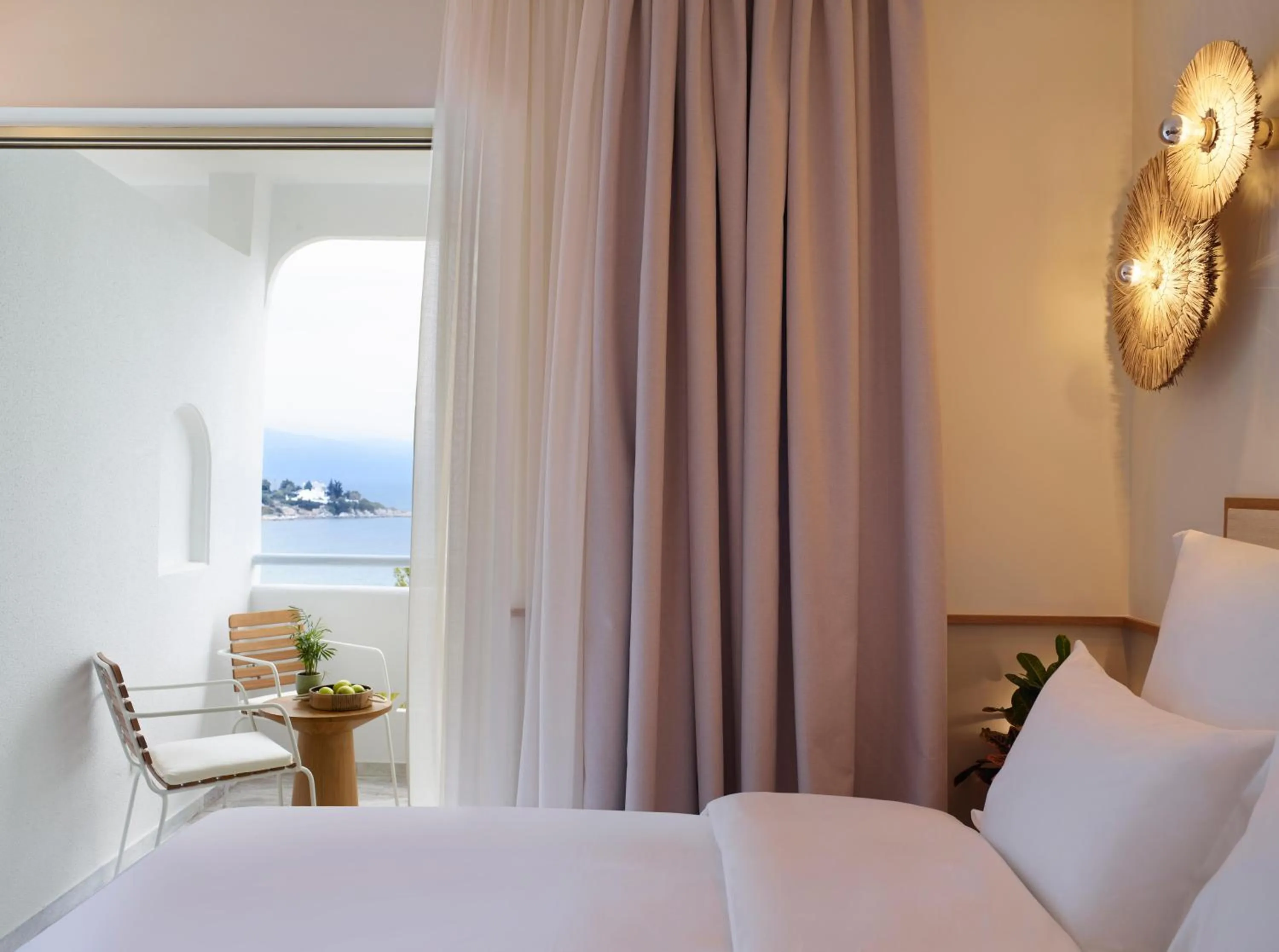 Photo of the whole room, Bed in Brown Beach Chalkida Resort, a member of Brown Hotels