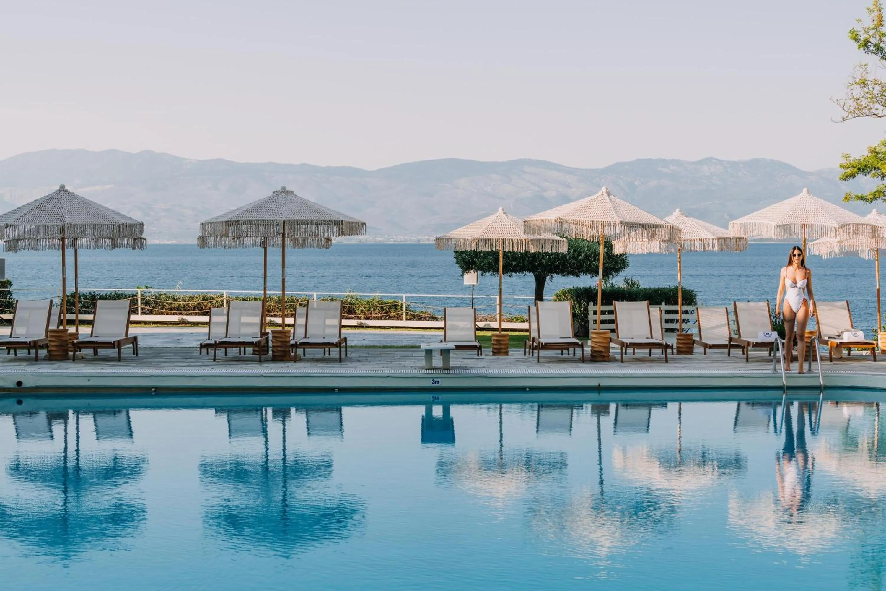 Swimming pool in Brown Beach Chalkida Resort, a member of Brown Hotels