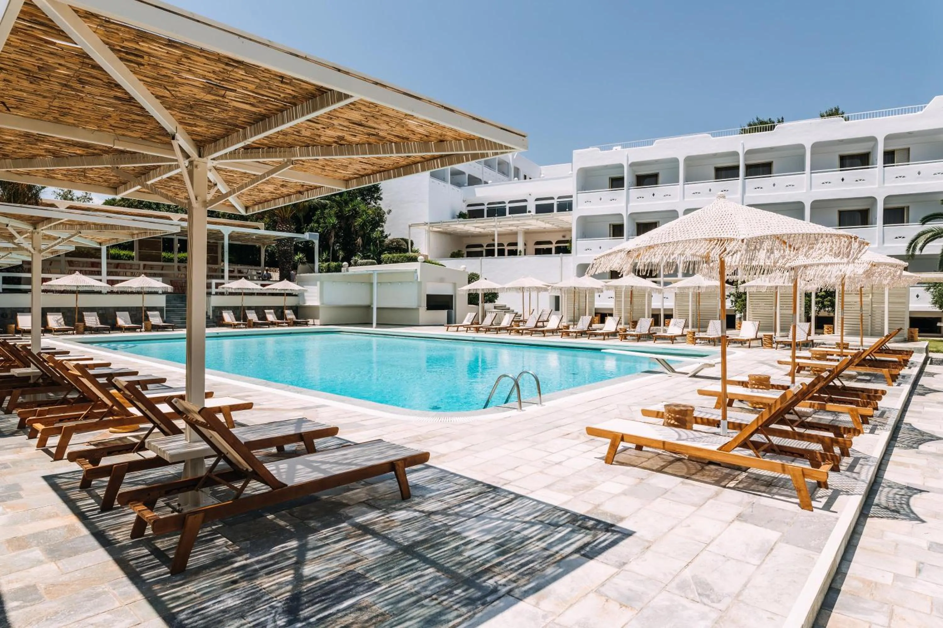Swimming pool in Brown Beach Chalkida Resort, a member of Brown Hotels