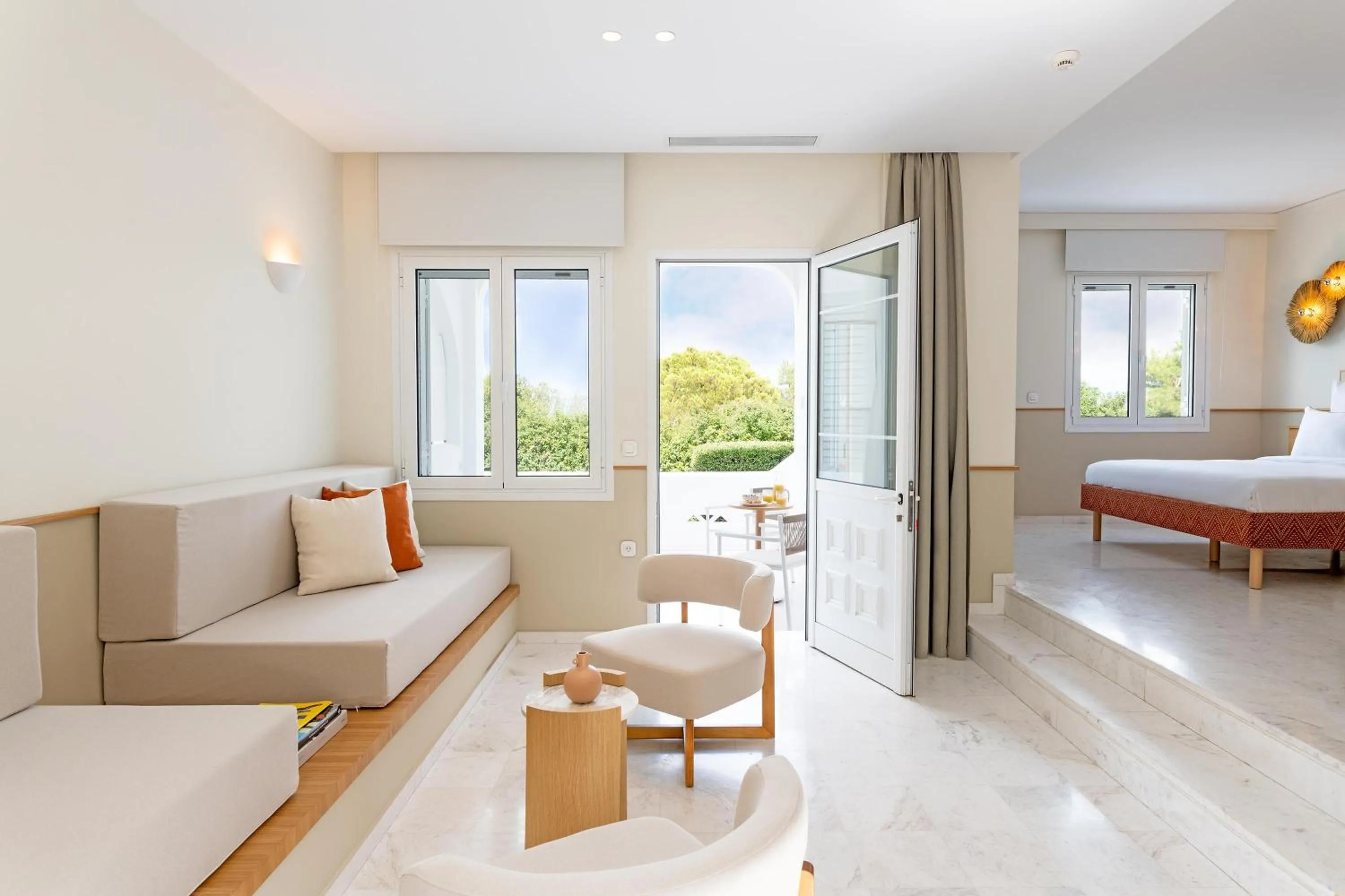 Photo of the whole room, Bed in Brown Beach Chalkida Resort, a member of Brown Hotels