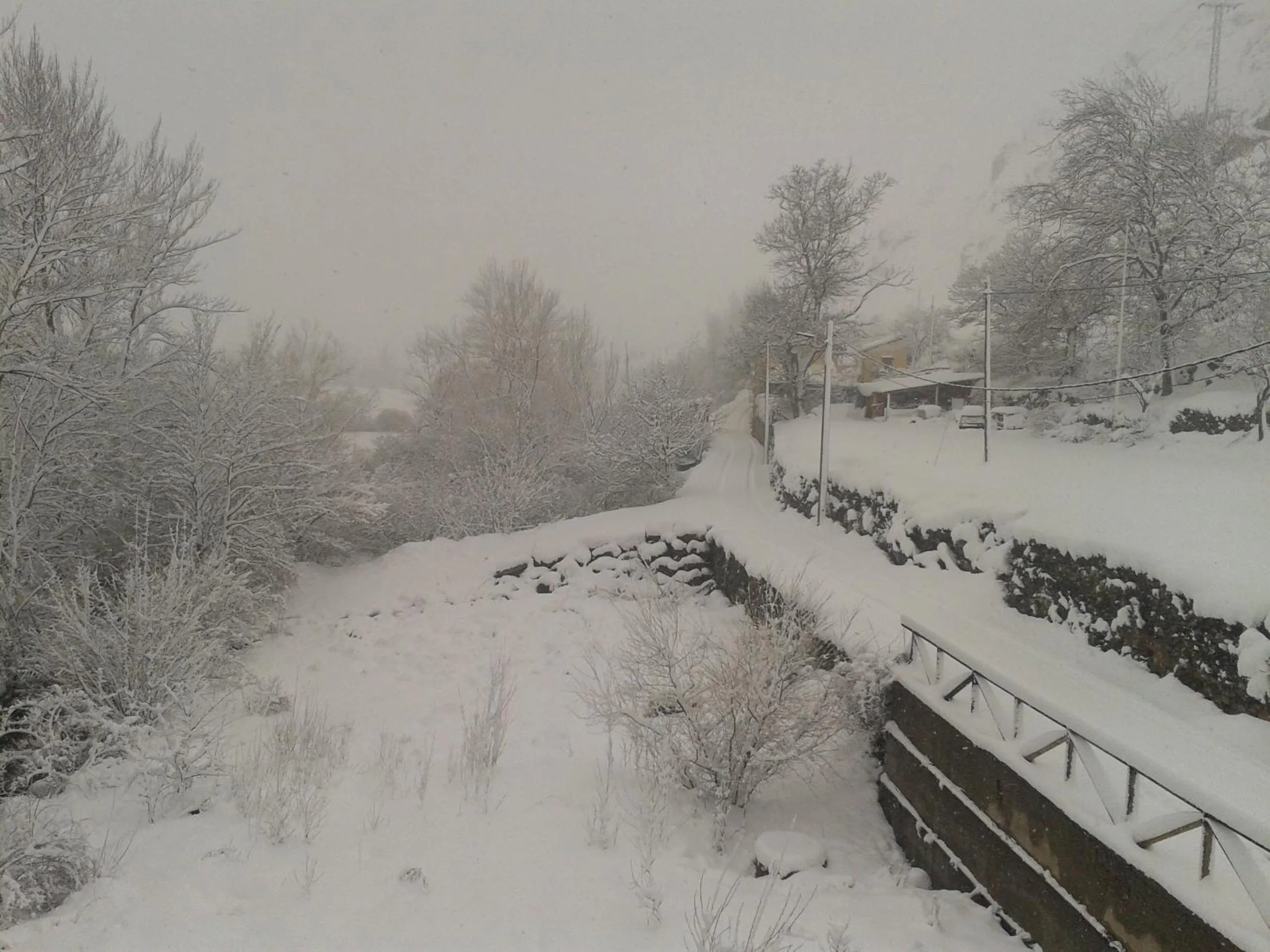 Winter in Balneario Caldas de Luna