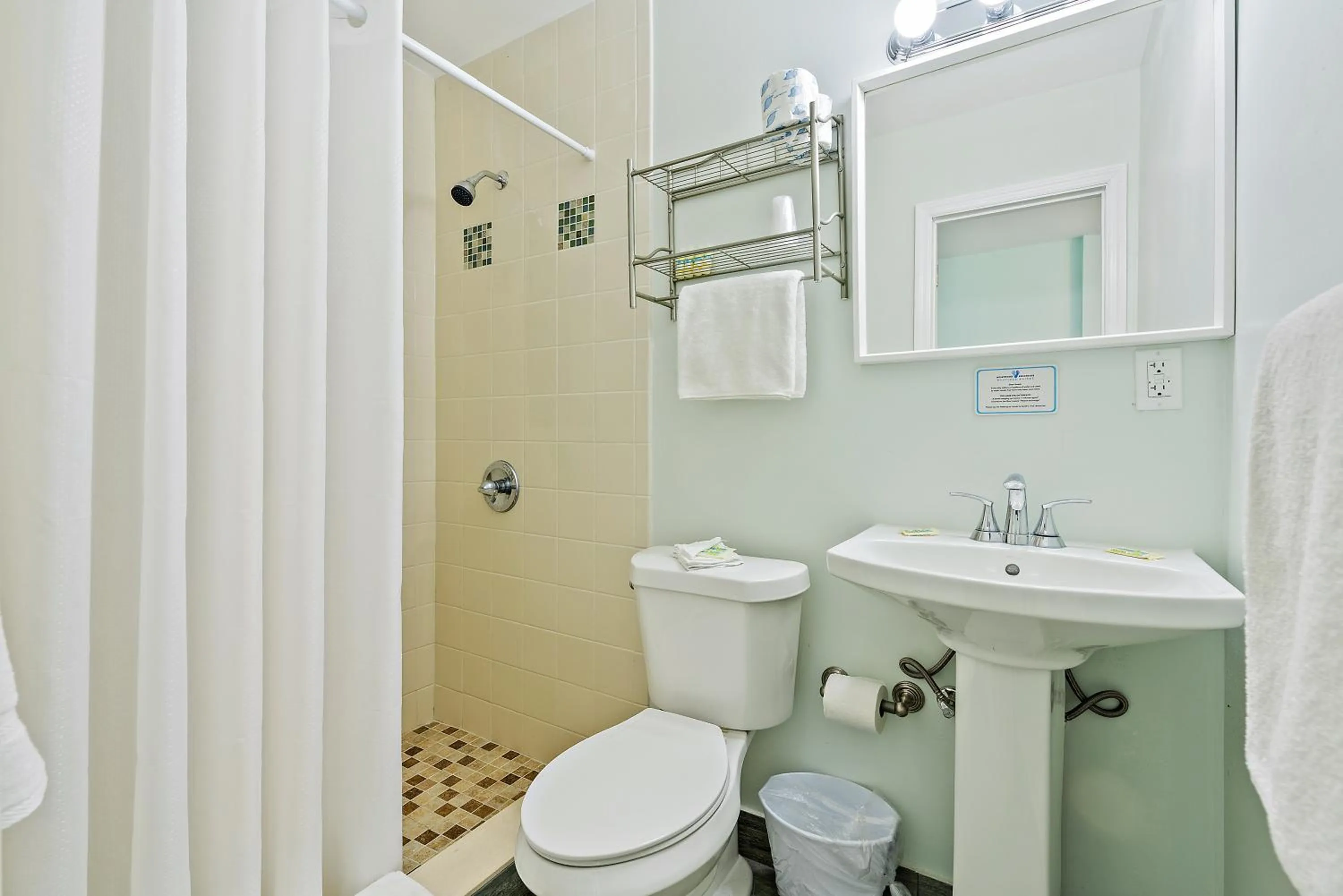 Bathroom in Hollywood Beachside Boutique Suite