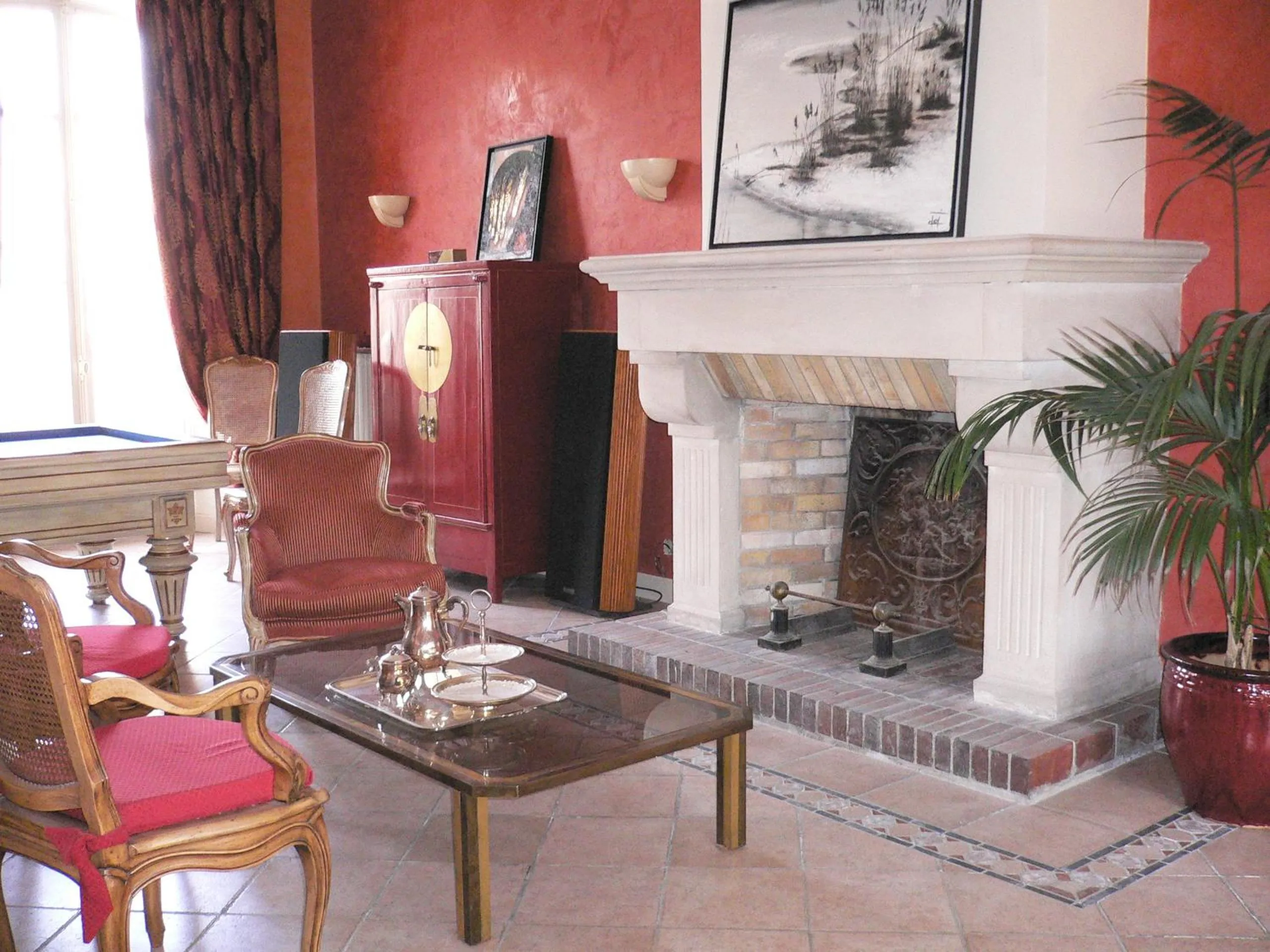 Communal lounge/ TV room in Villa Valflor chambres d'hôtes et appartements