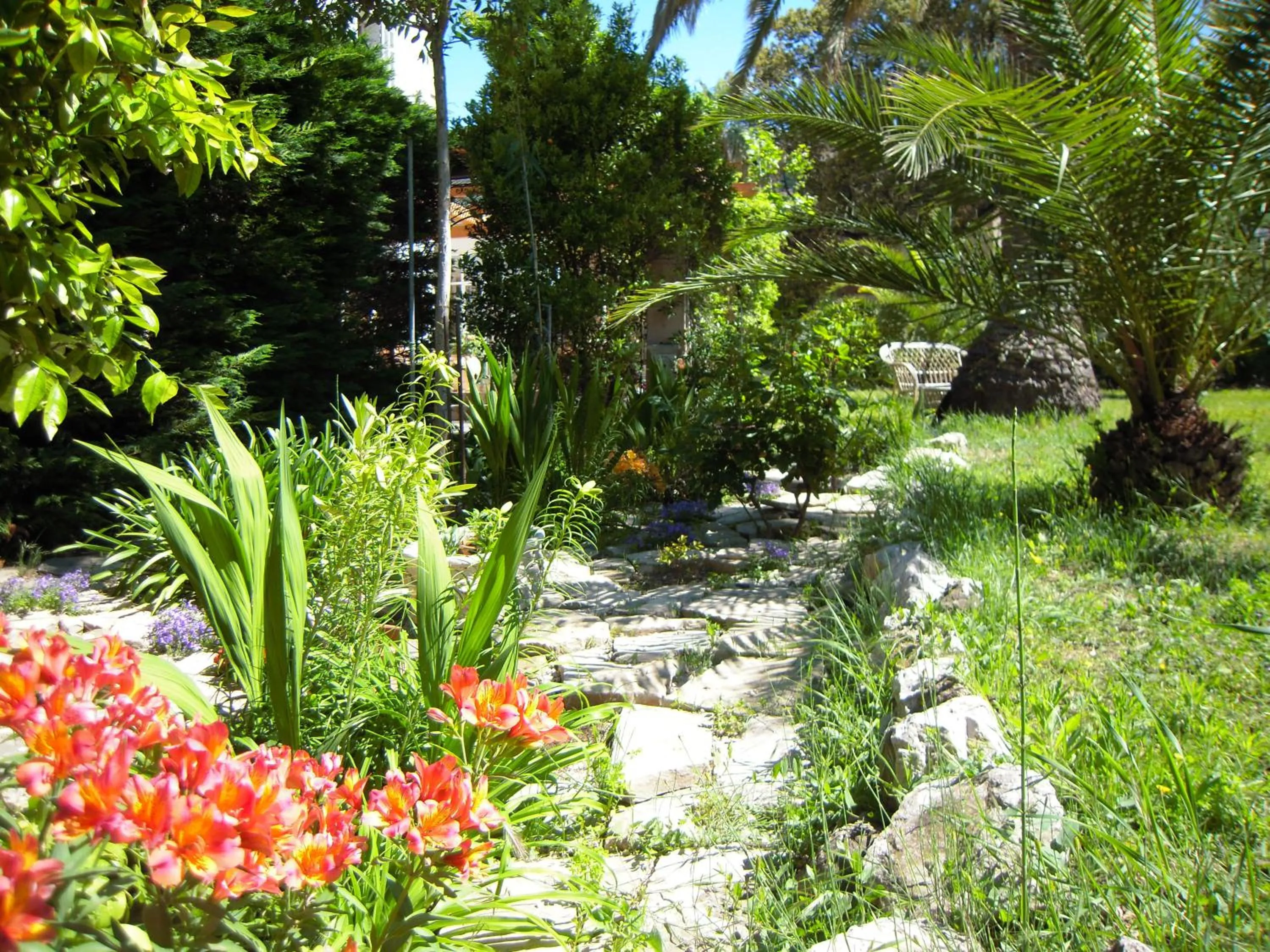 Garden in Villa Valflor chambres d'hôtes et appartements