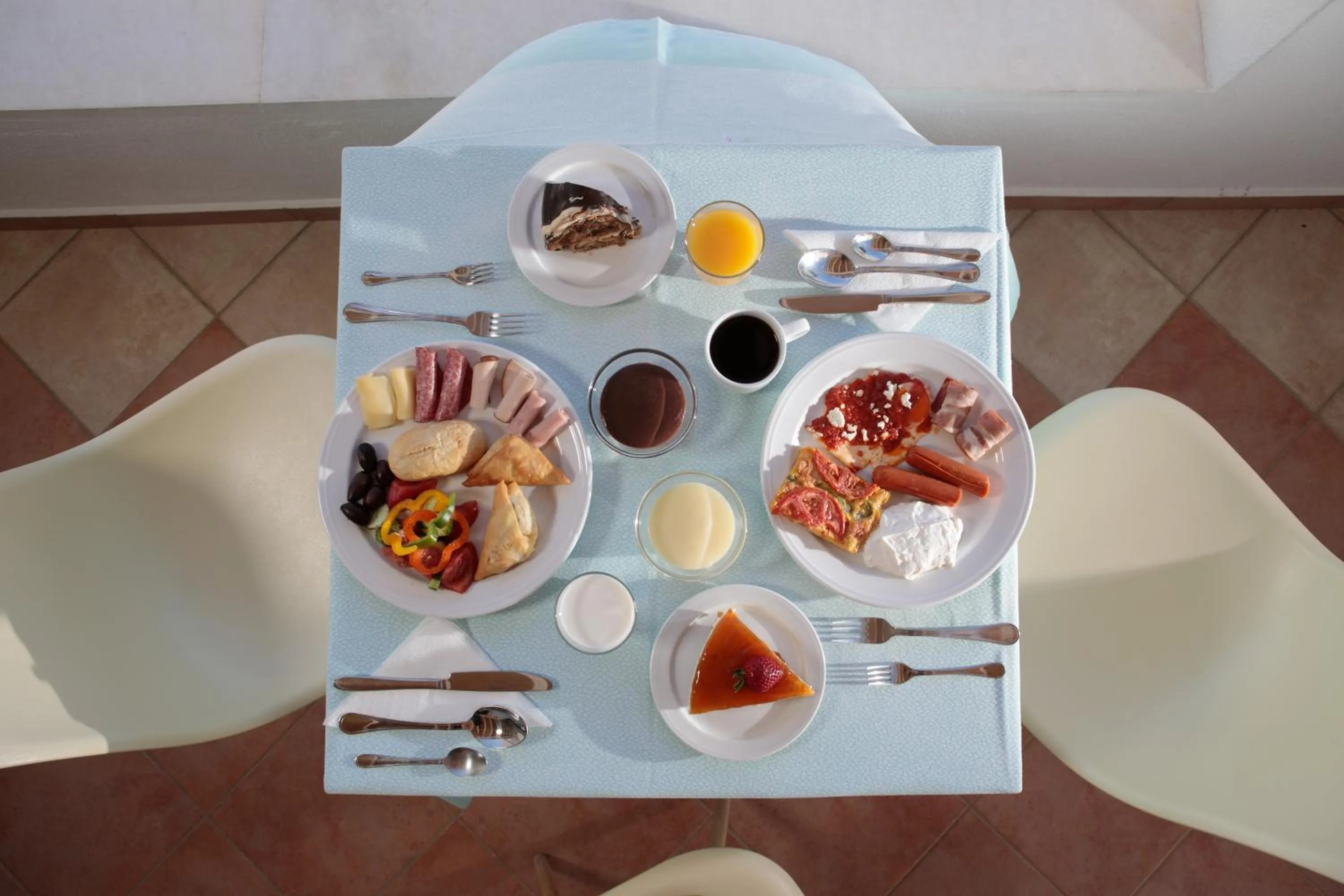 Continental breakfast in Margaritari Hotel