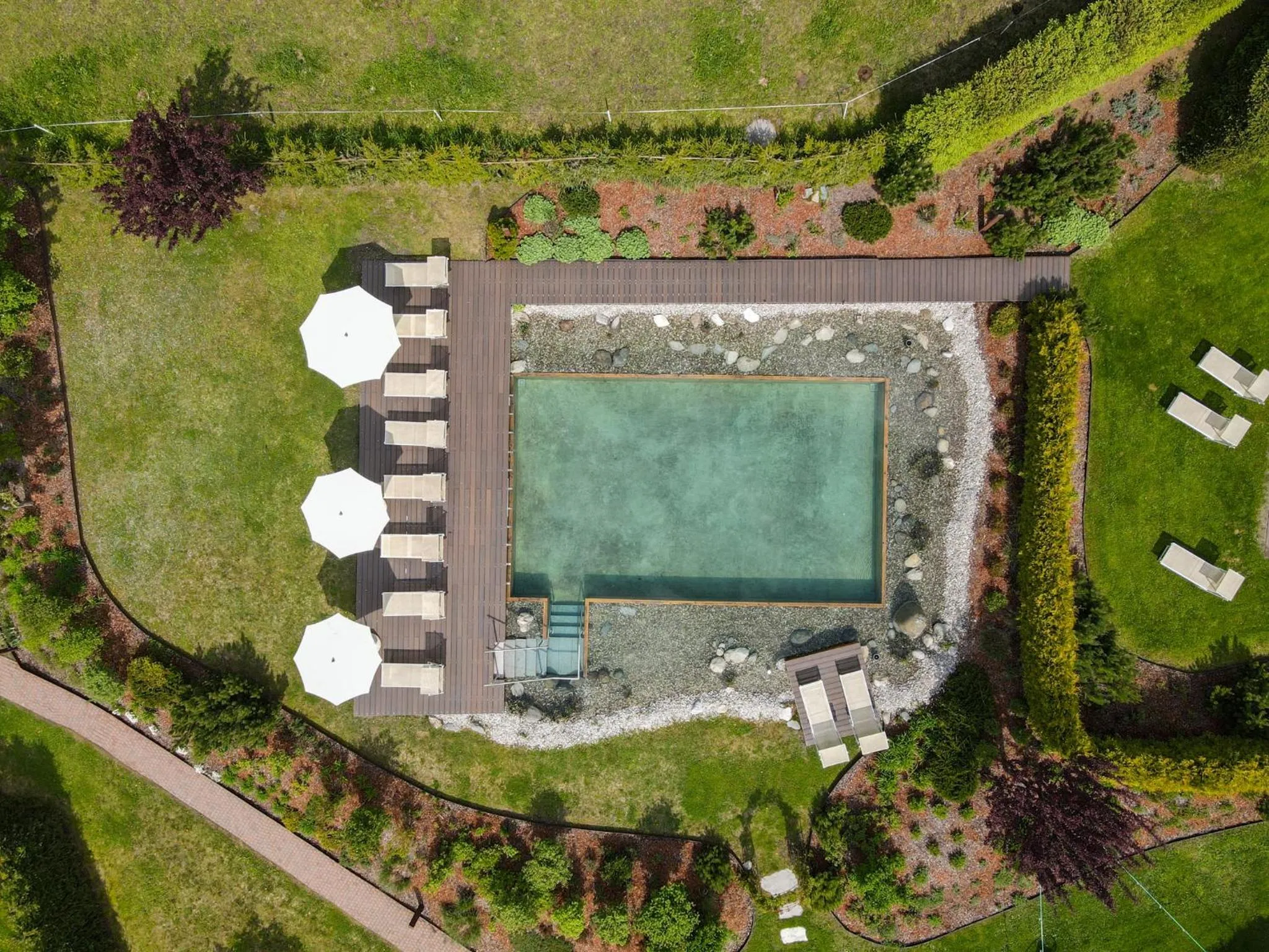 Swimming pool in Boutique Hotel Eggele