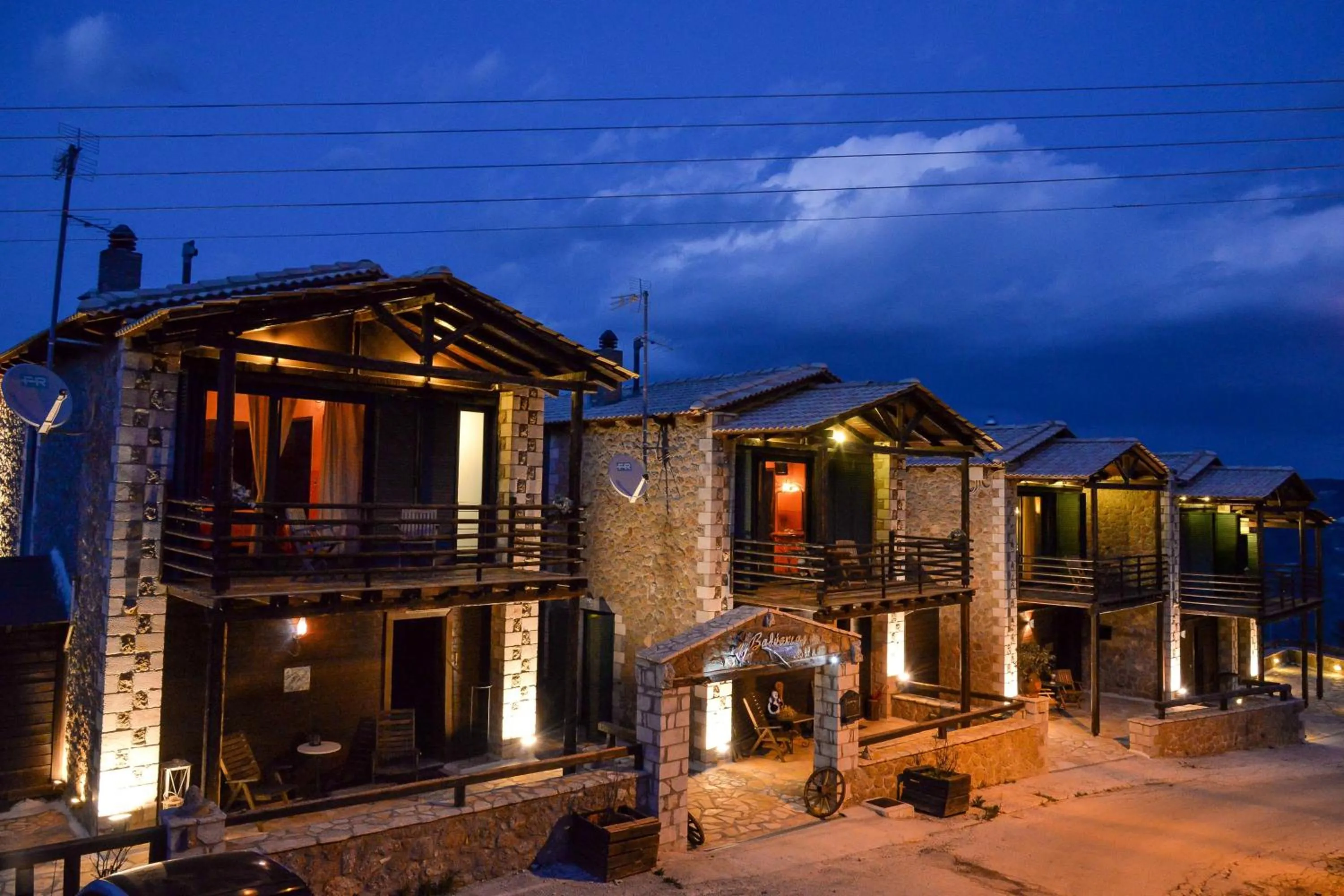 Property building in Vathyskia Guesthouse