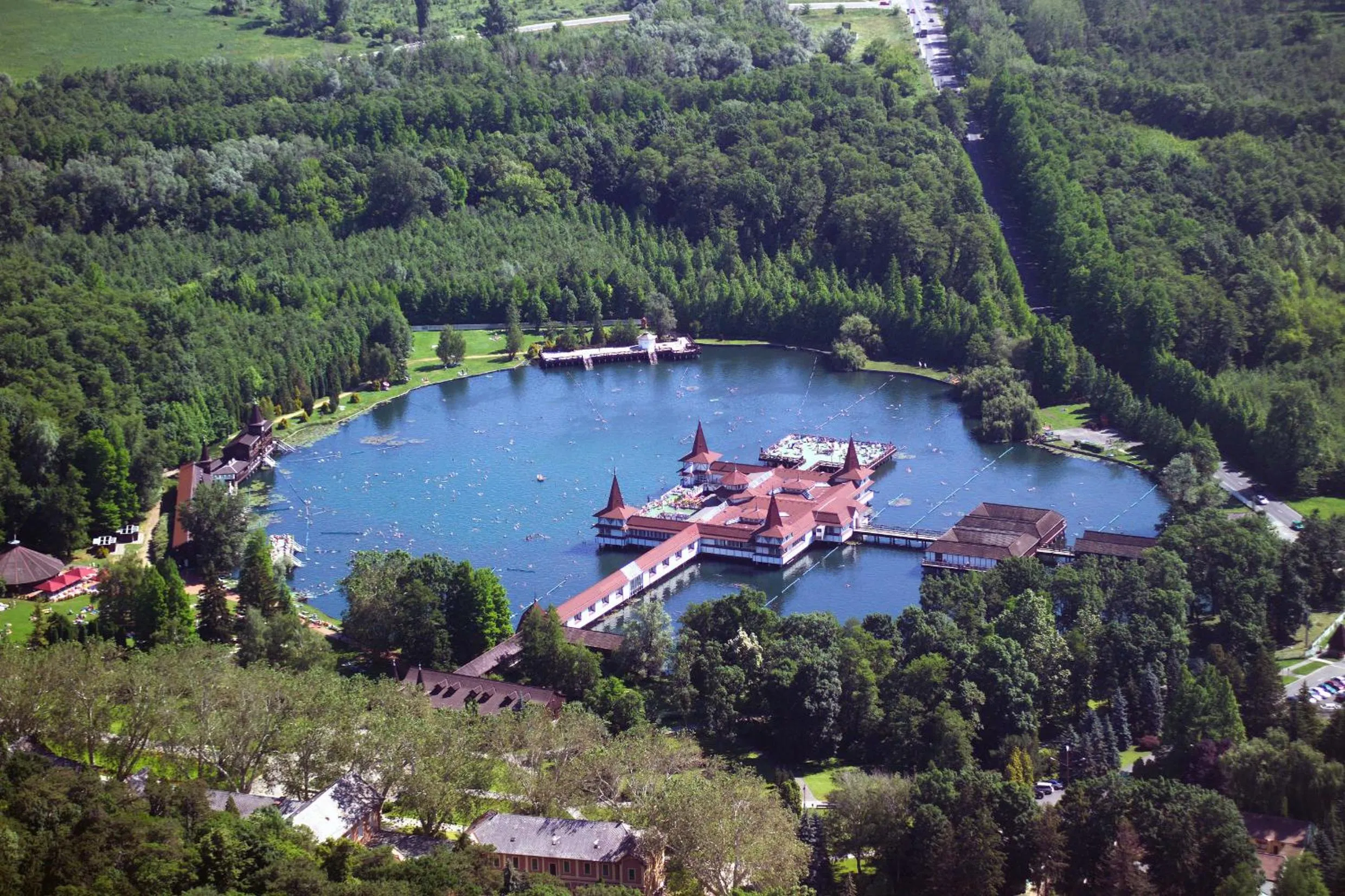 Bird's eye view in Ágnes Hotel