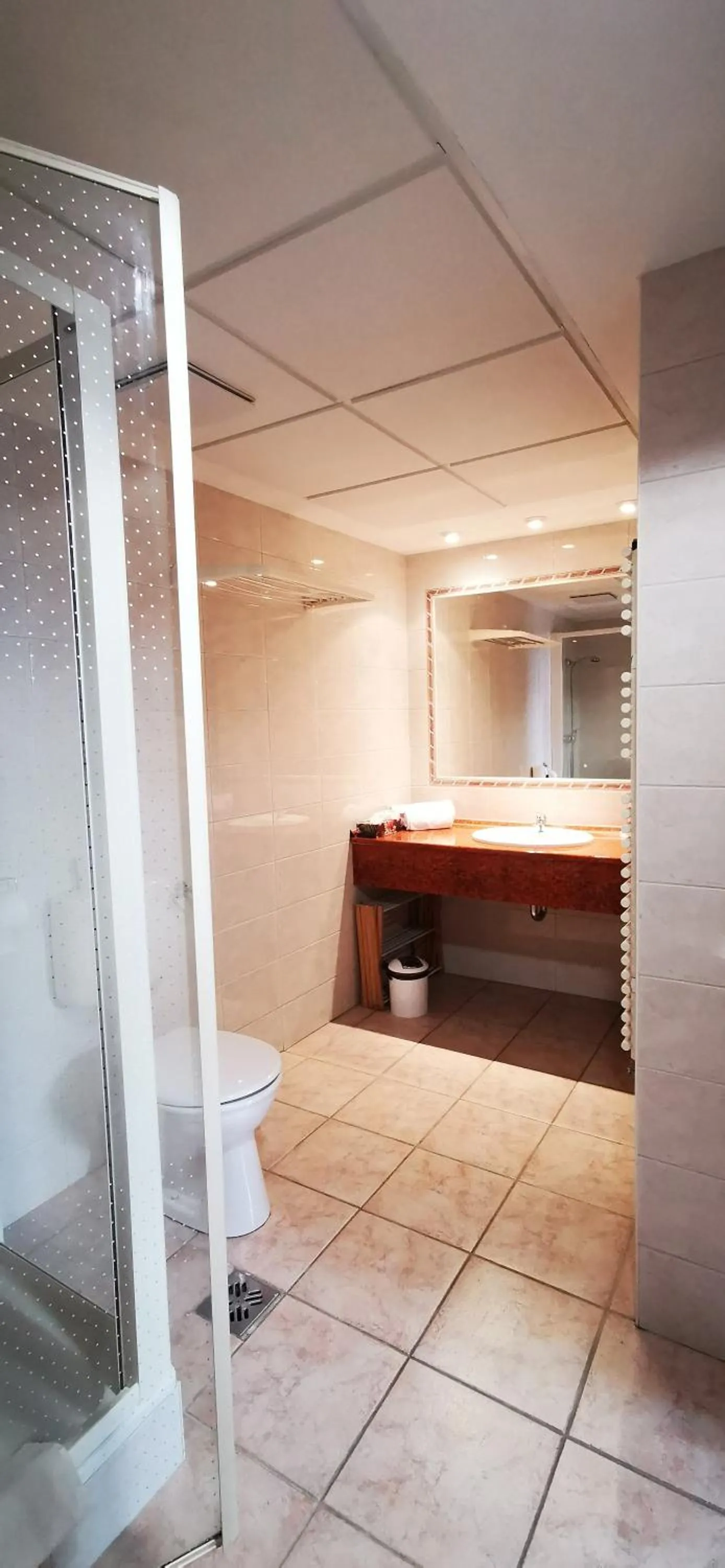 Bathroom in Ágnes Hotel