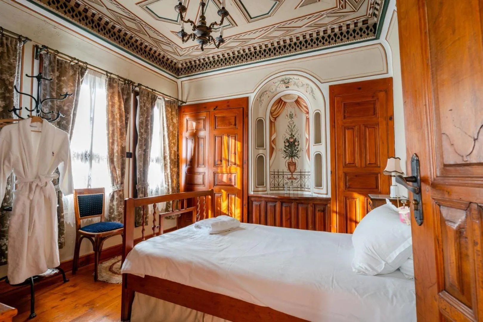 Bed in Old Legends Hotel